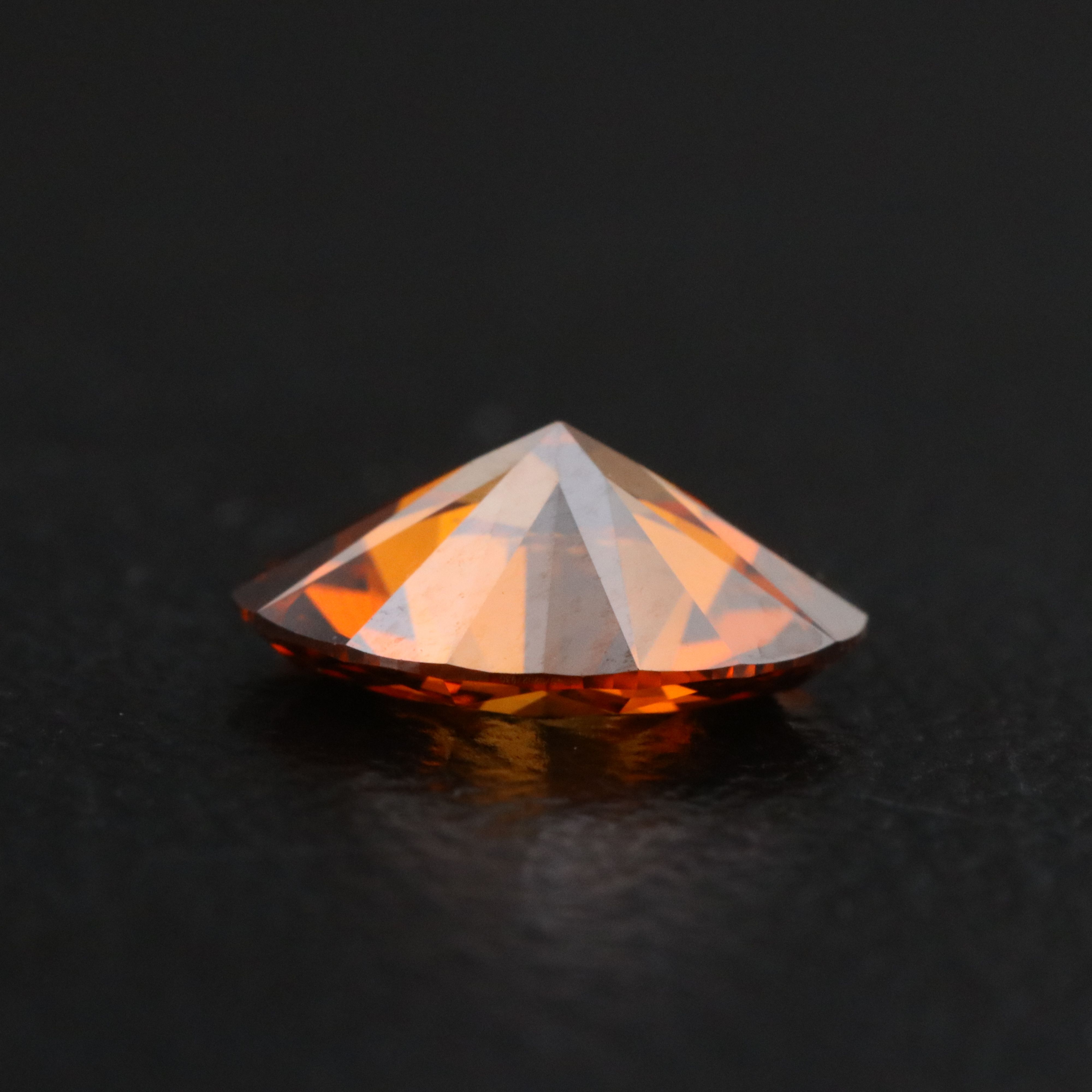 Loose 1.09 CT Lab Grown Fancy Orange Diamond with IGI Report