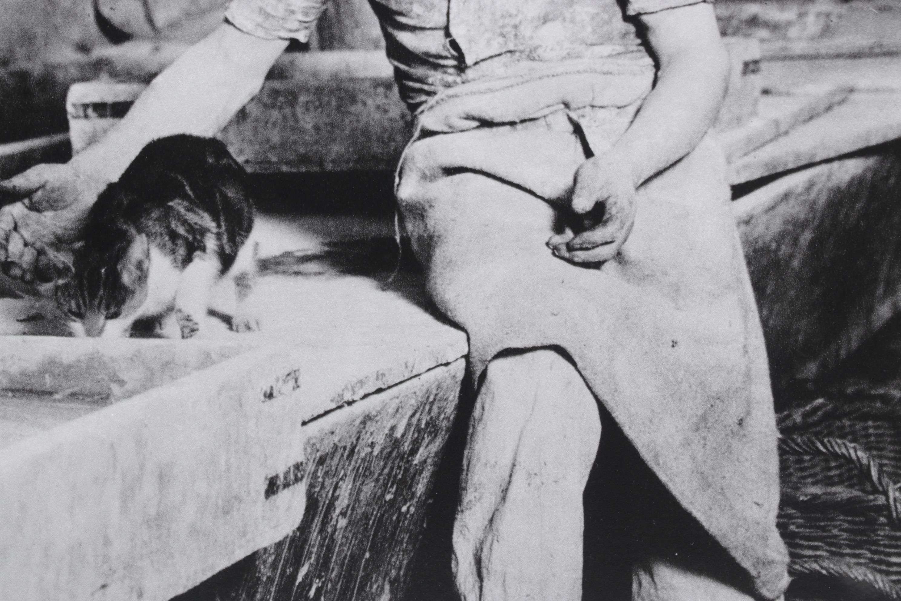 Photogravure "Old Cellar Bakery" After Lewis Hine