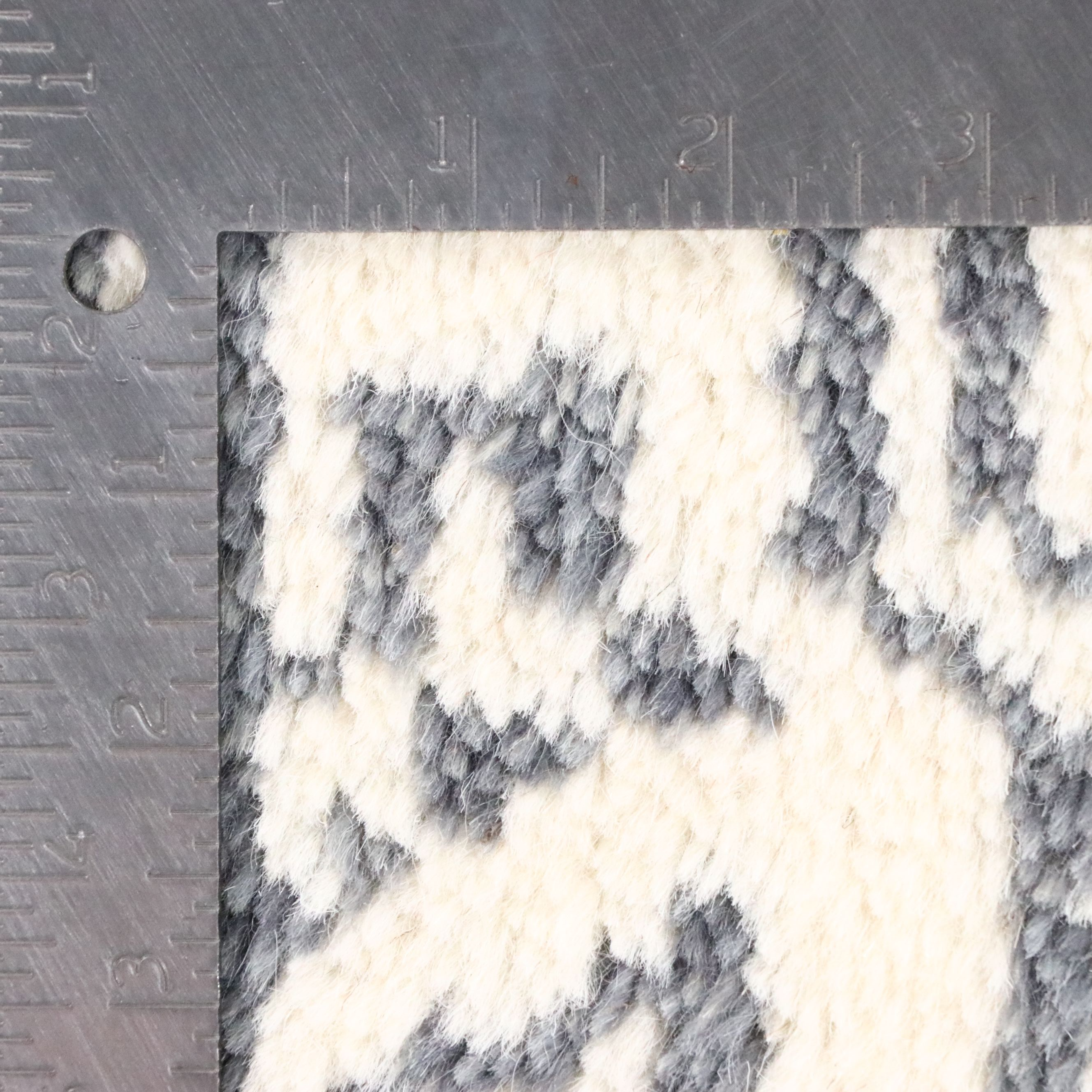 5'1 x 7'11 Hand-Knotted Contemporary Monochrome Area Rug