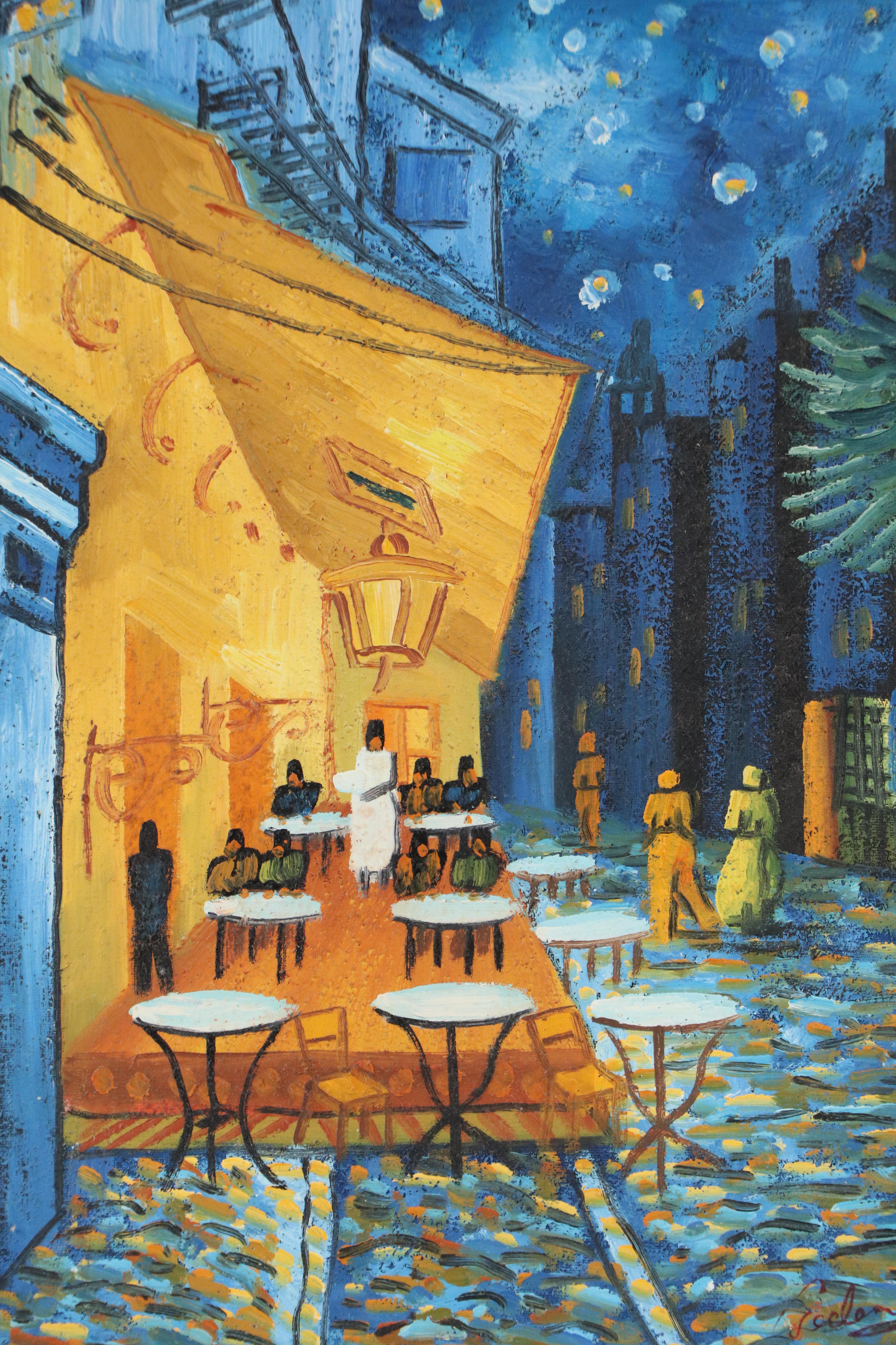 Master Copy Oil Painting of Van Gogh Piece, Mid to Late 20th Century