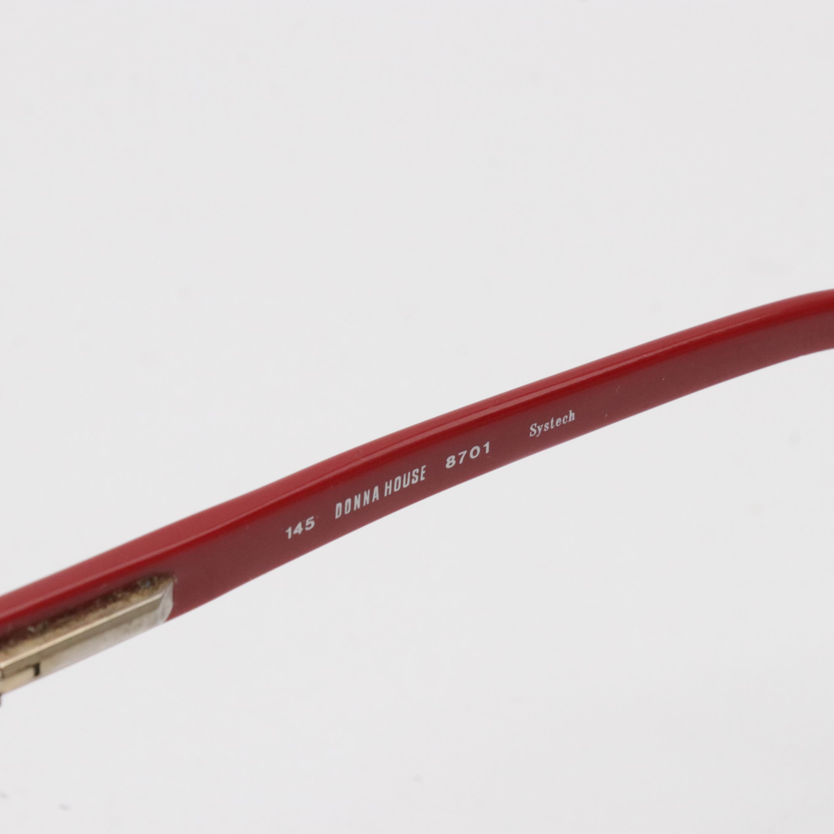 Luxotica Vintage Oversized Avant Garde Bifocal Eyeglasses