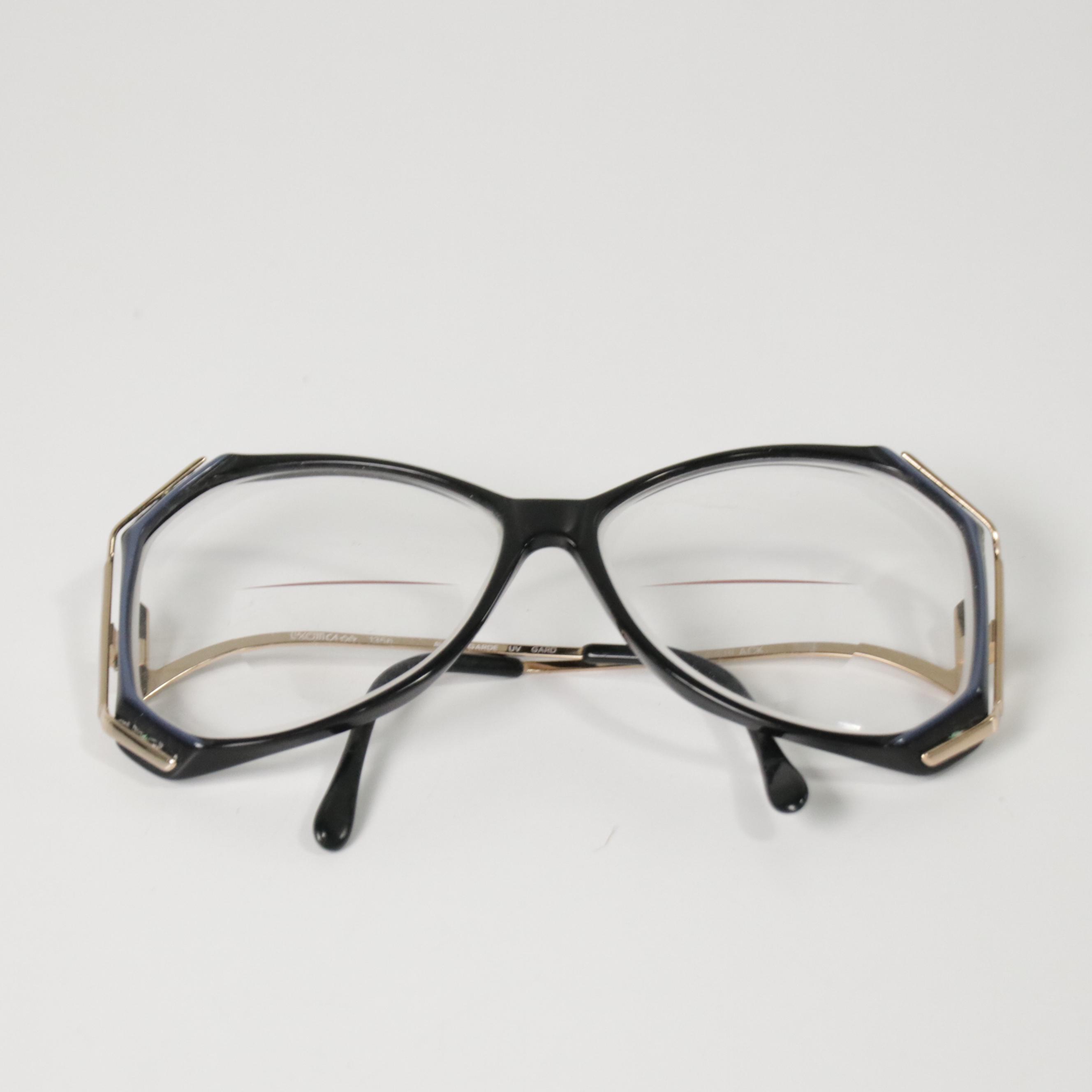Luxotica Vintage Oversized Avant Garde Bifocal Eyeglasses