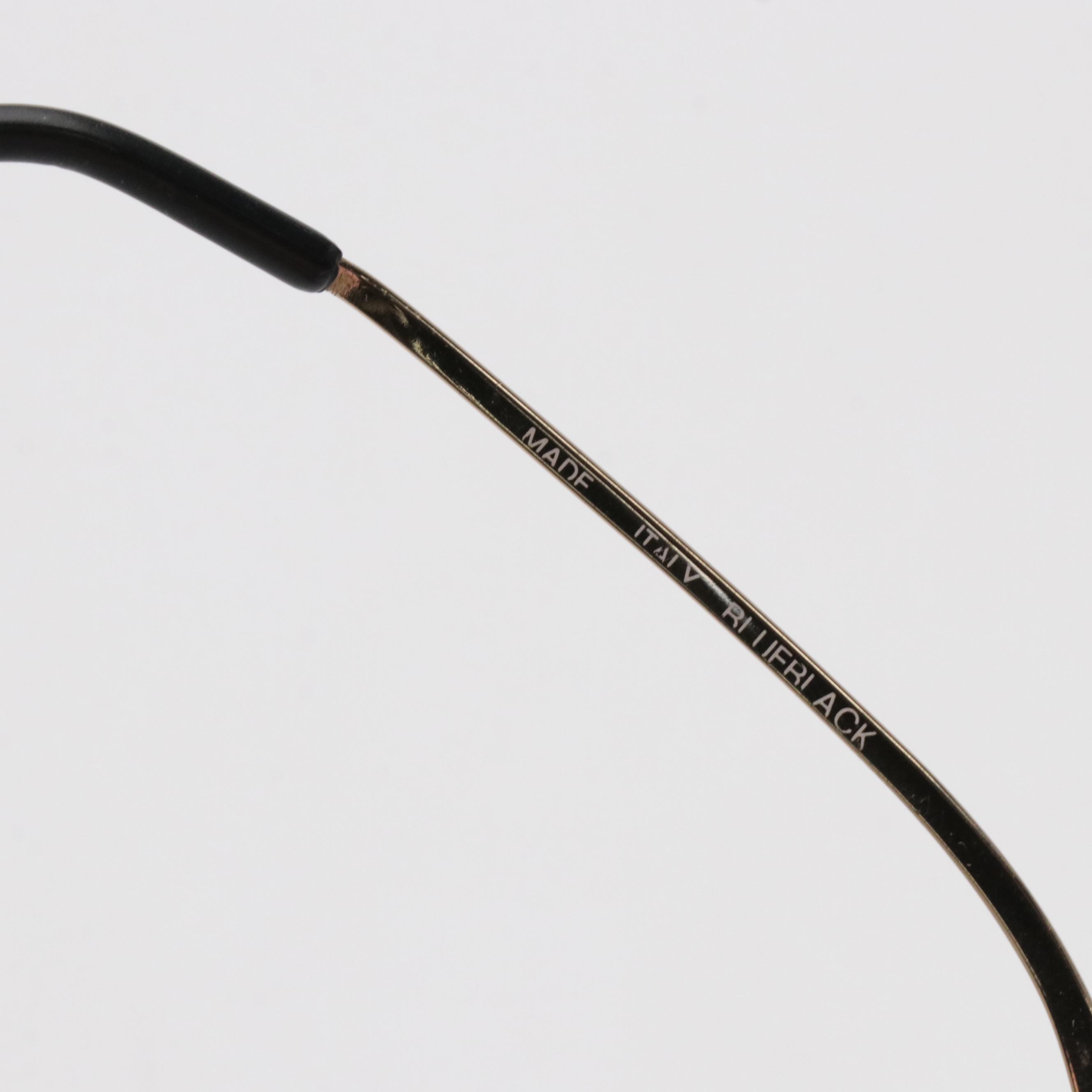 Luxotica Vintage Oversized Avant Garde Bifocal Eyeglasses