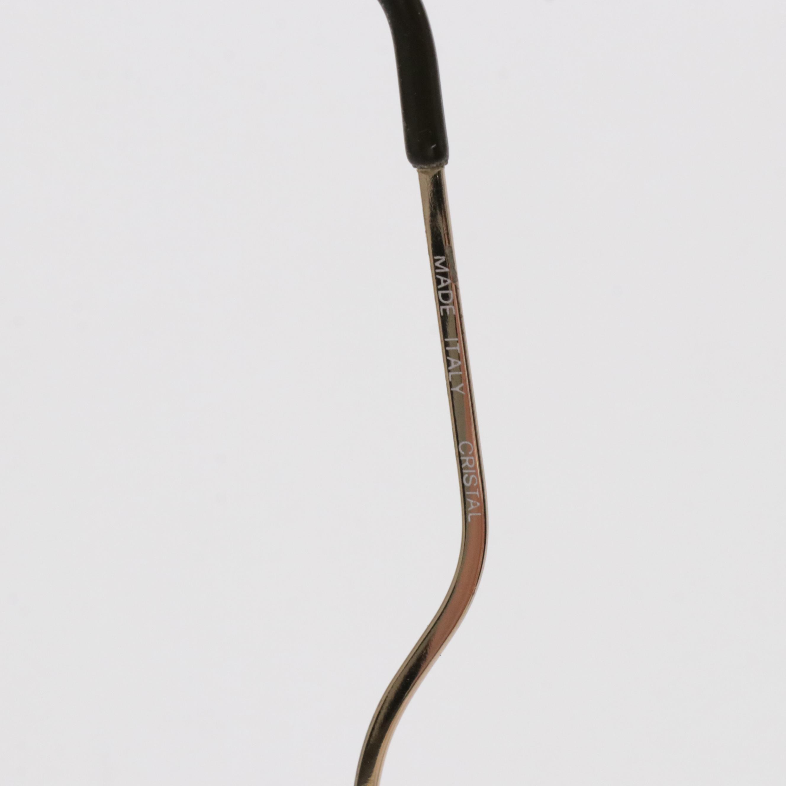 Luxotica Vintage Oversized Avant Garde Bifocal Eyeglasses