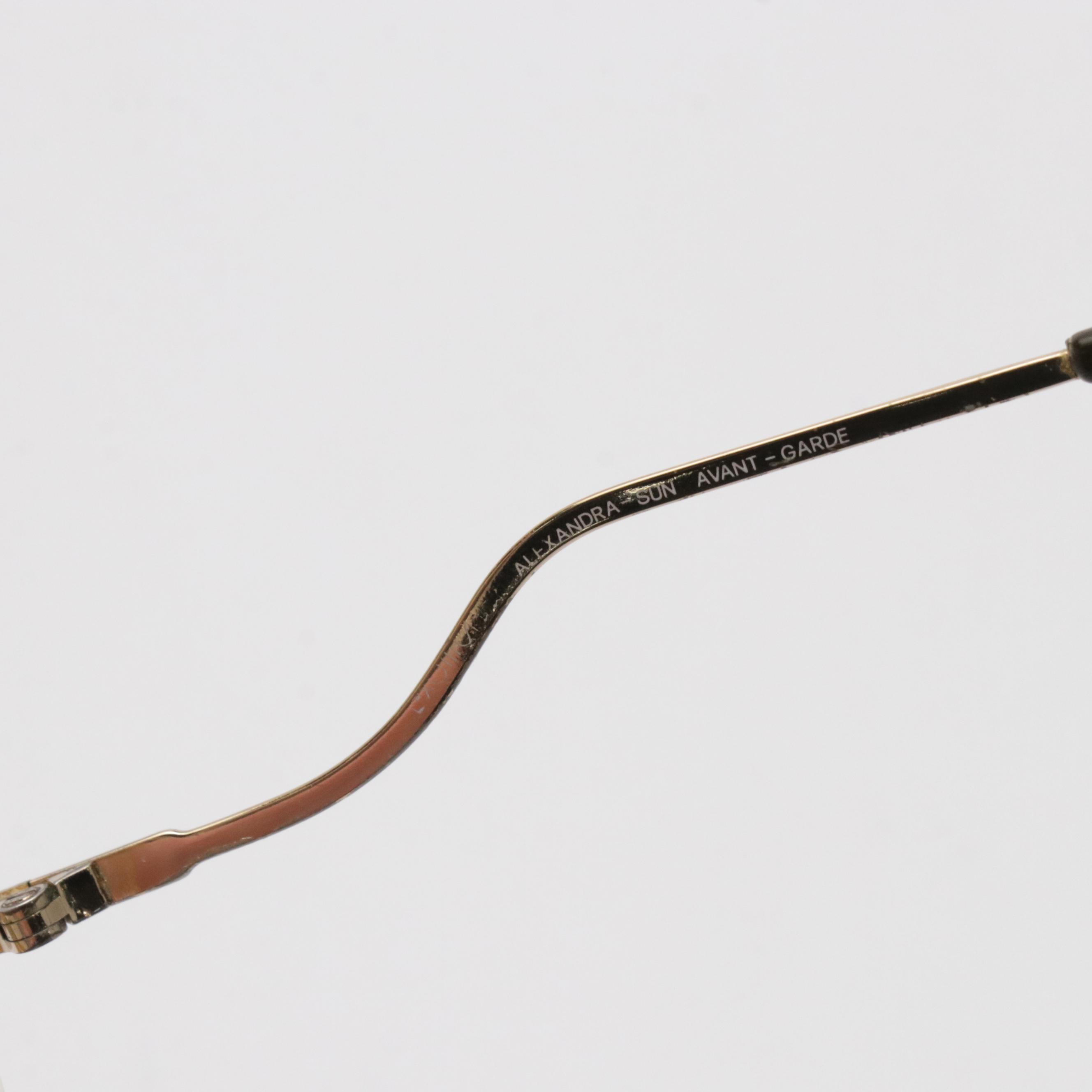 Luxotica Vintage Oversized Avant Garde Bifocal Eyeglasses