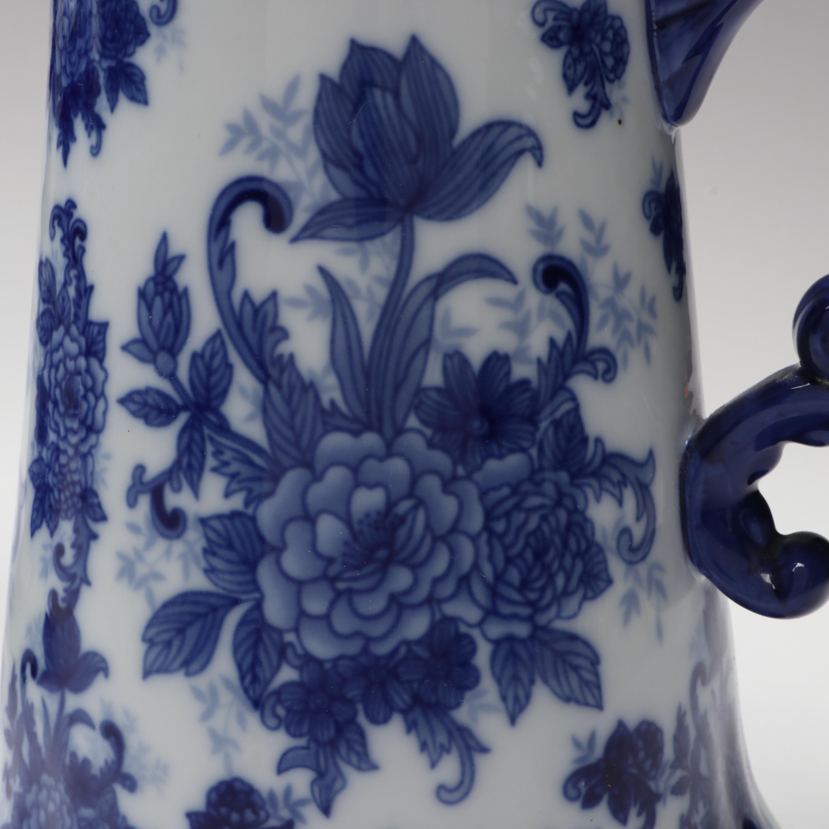 The Bombay Company and Other Blue and White Porcelain Pitchers
