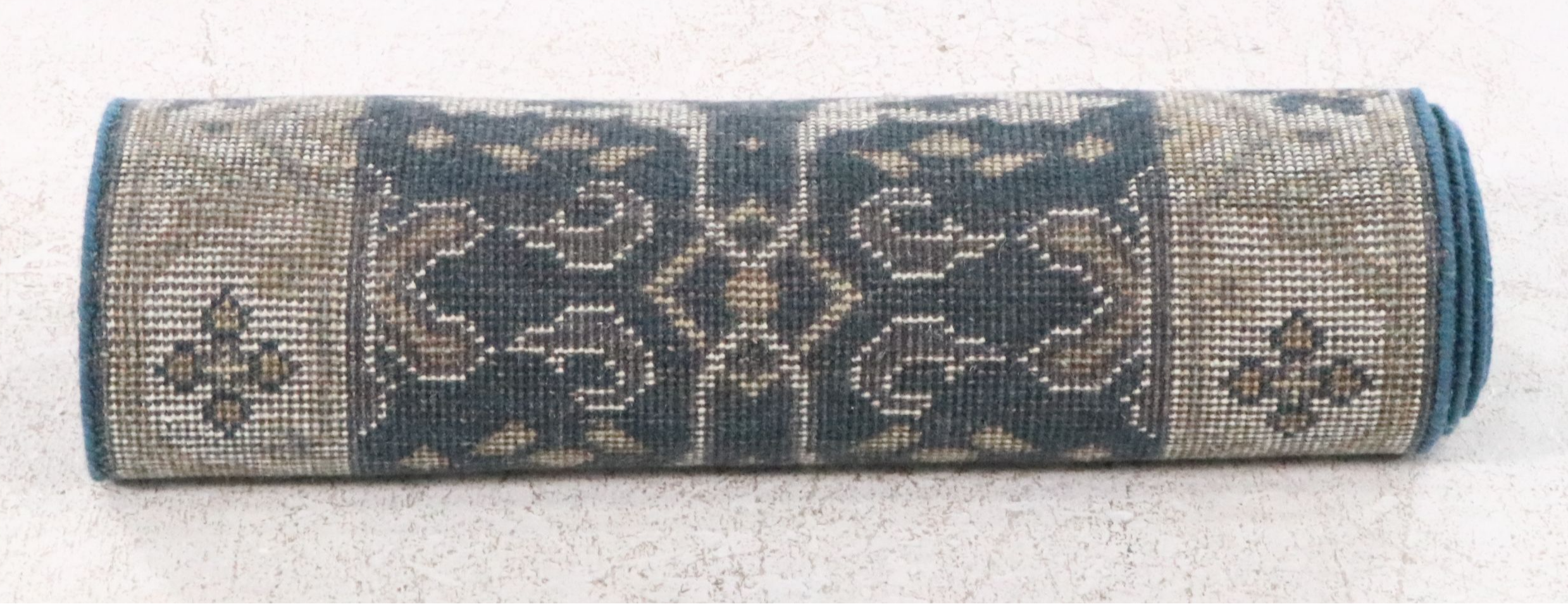 2'7 x 11'8 Hand-Knotted Pakistani Oushak Style Stair or Carpet Runner