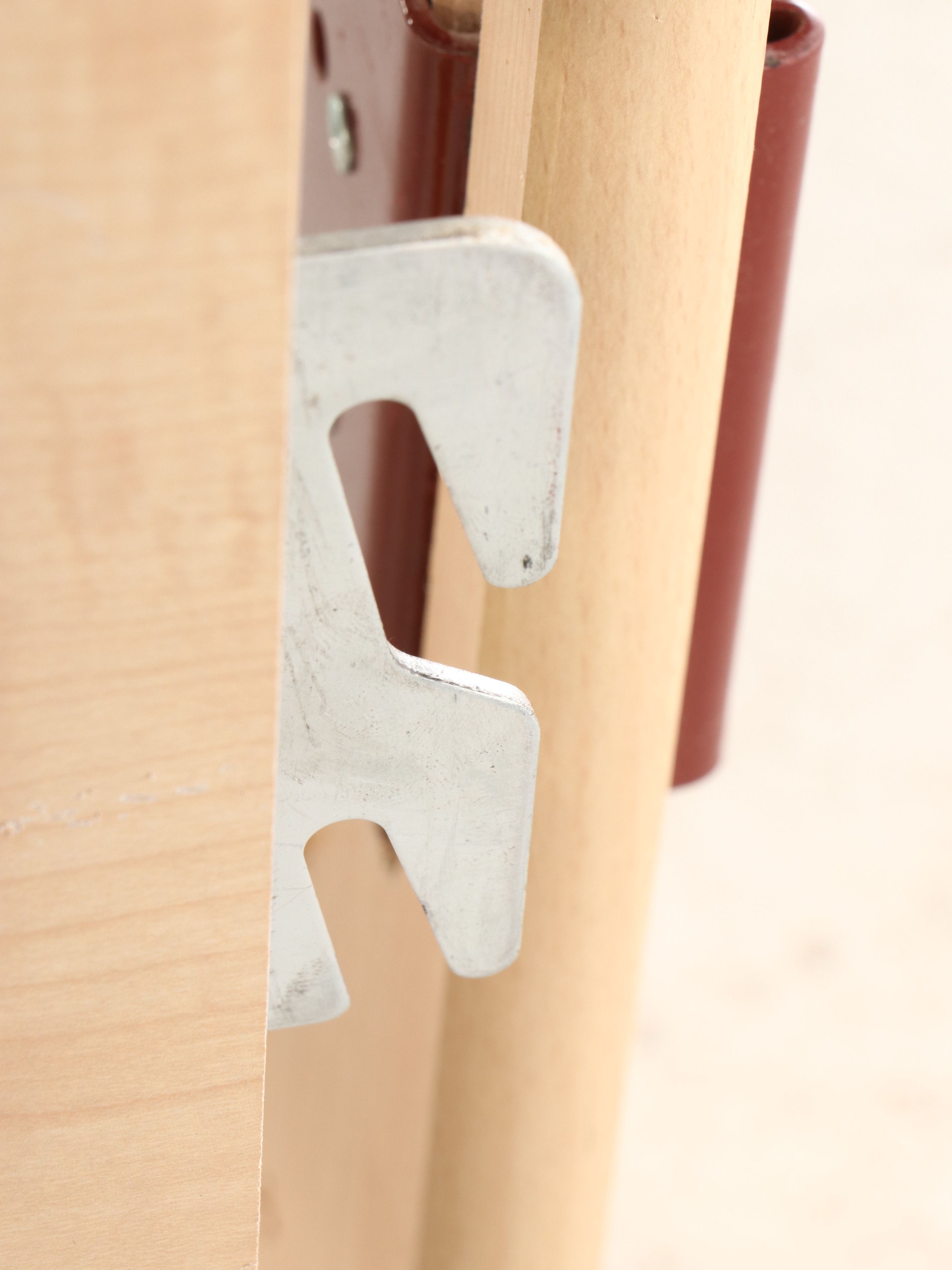 Contemporary Blonde Wood Queen Size Bed Frame and Nightstand