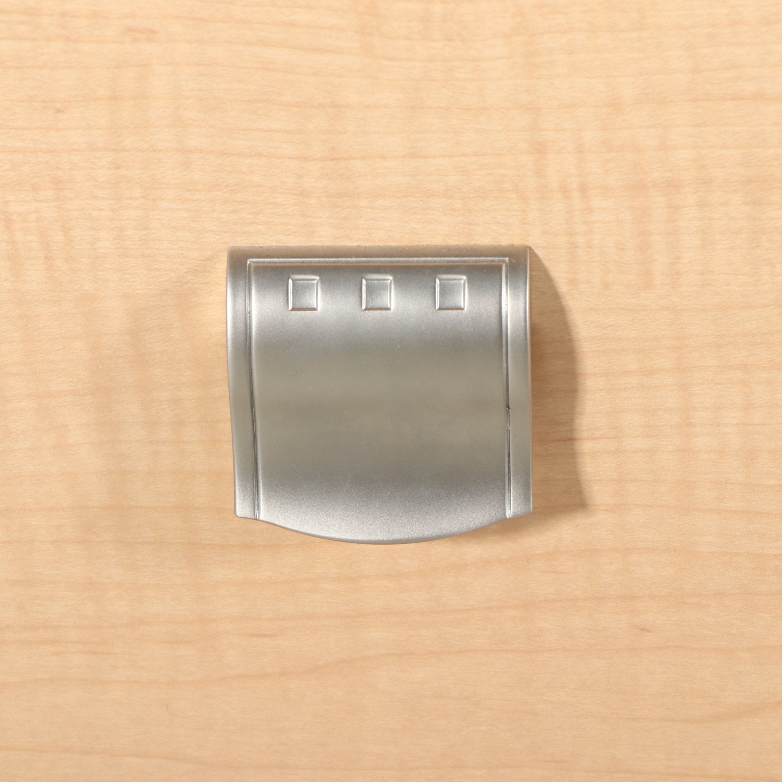 Contemporary Blonde Wood Queen Size Bed Frame and Nightstand