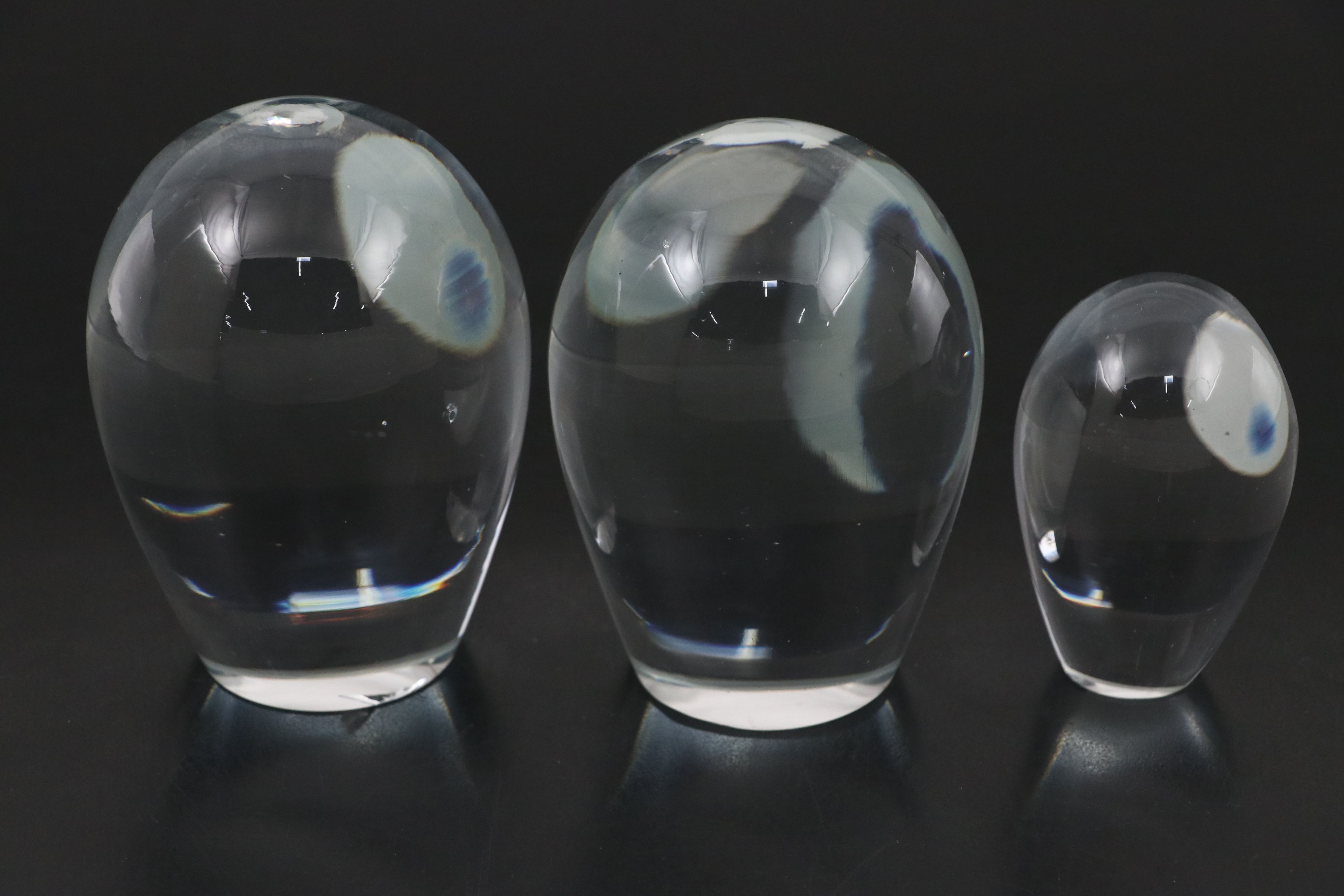 Czech Crystal Owl Paperweights