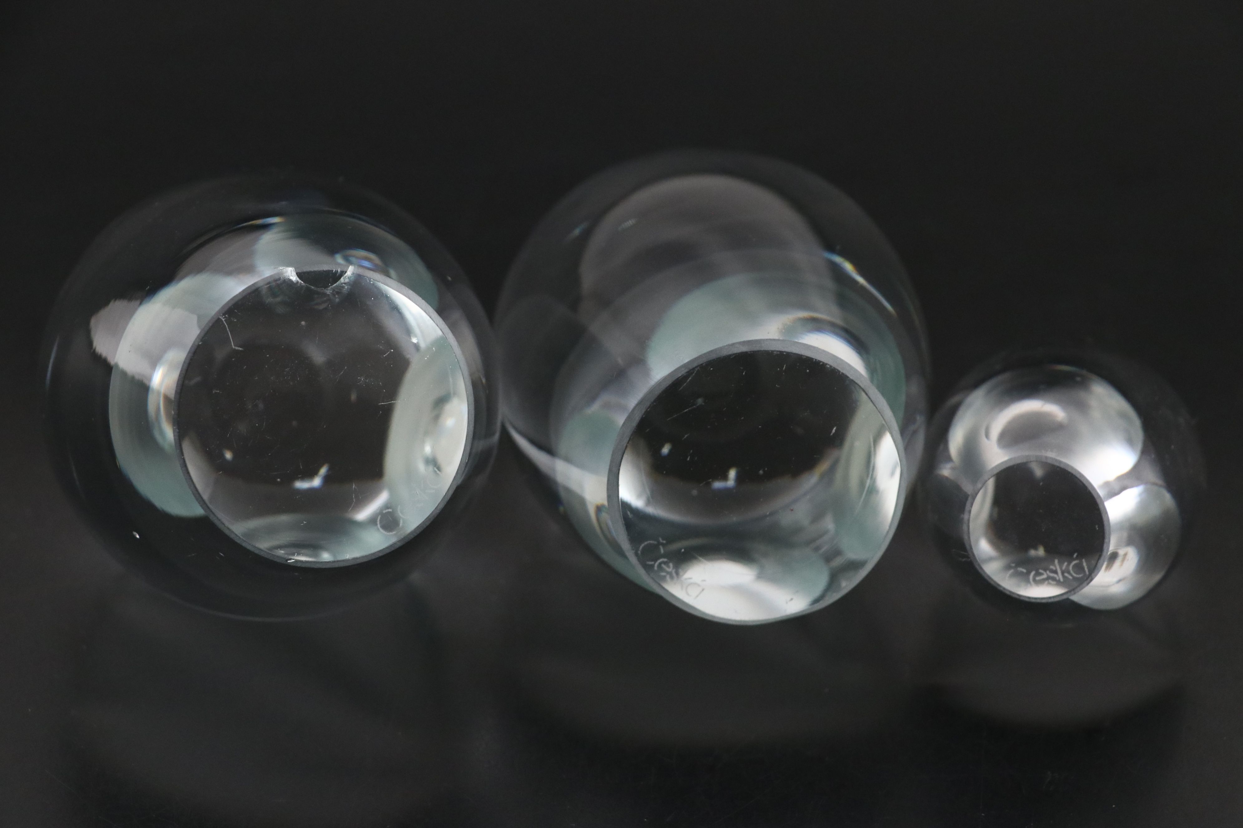 Czech Crystal Owl Paperweights