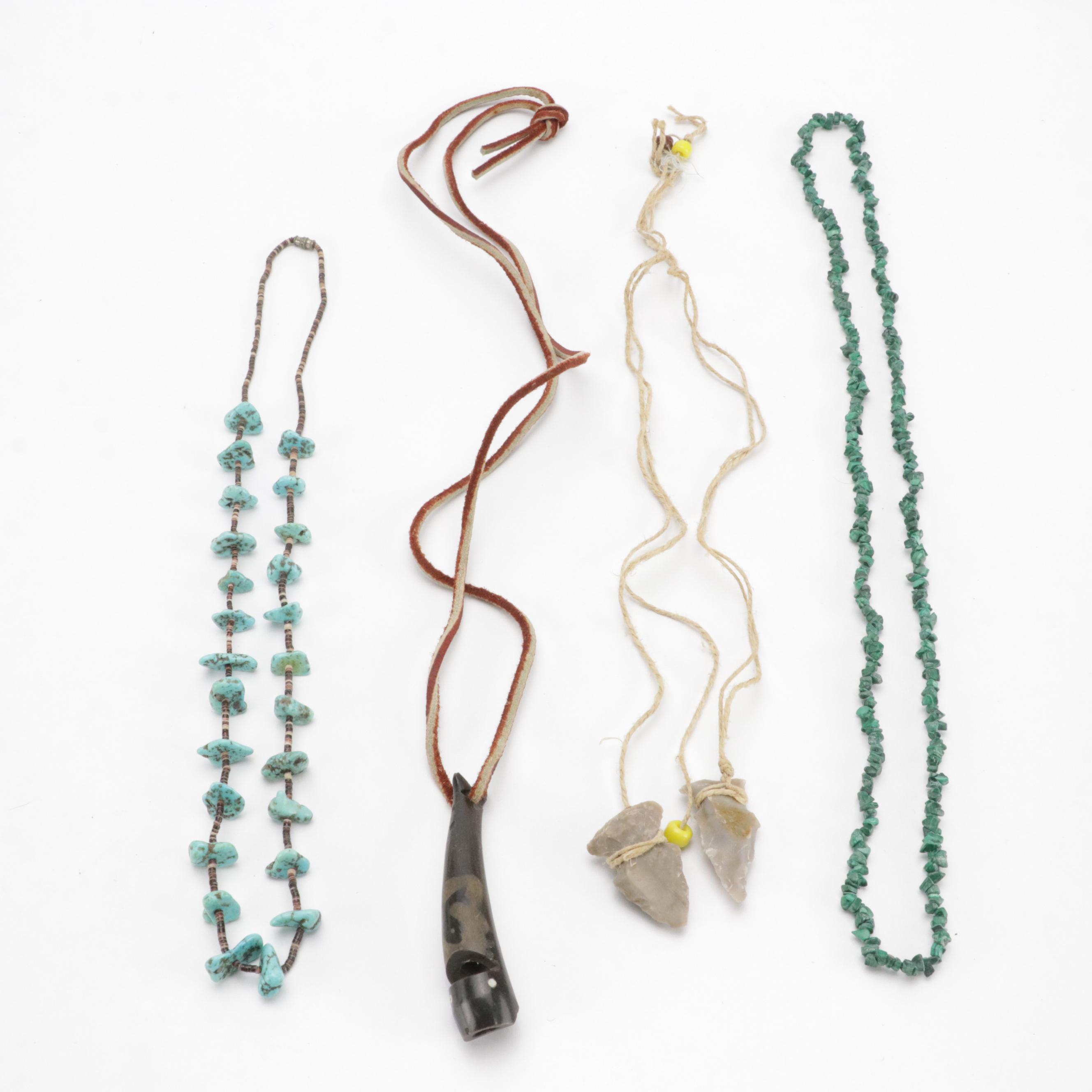 Indigenous Handmade Stone Beaded Necklaces