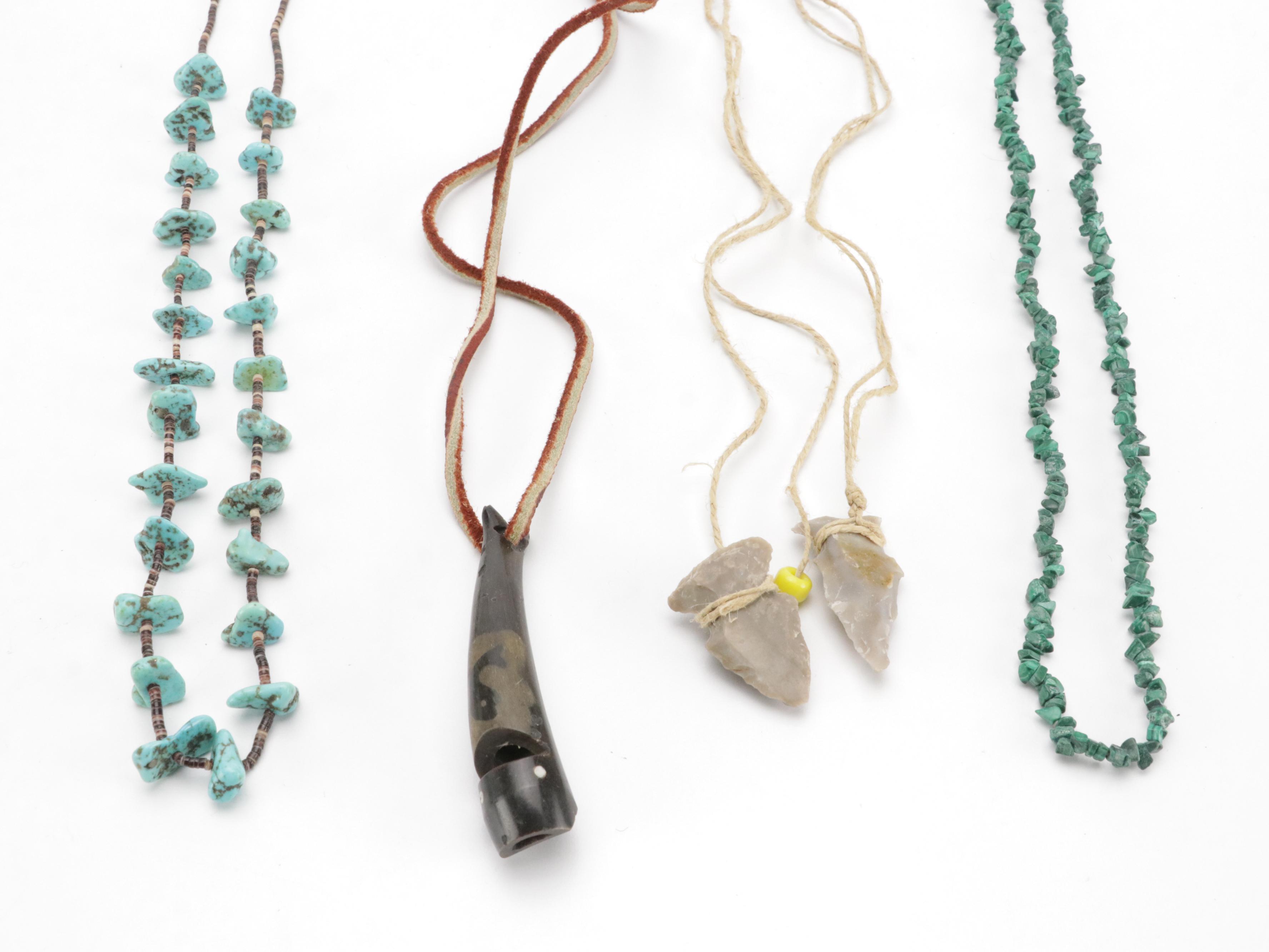 Indigenous Handmade Stone Beaded Necklaces