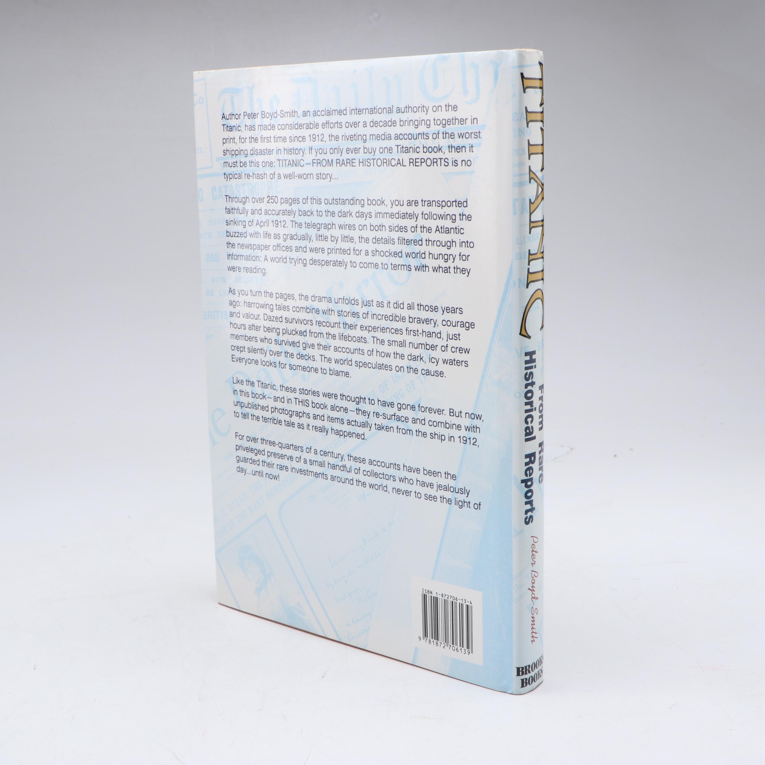 First Edition "Titanic: Triumph and Tragedy" Multiple Survivors Signed