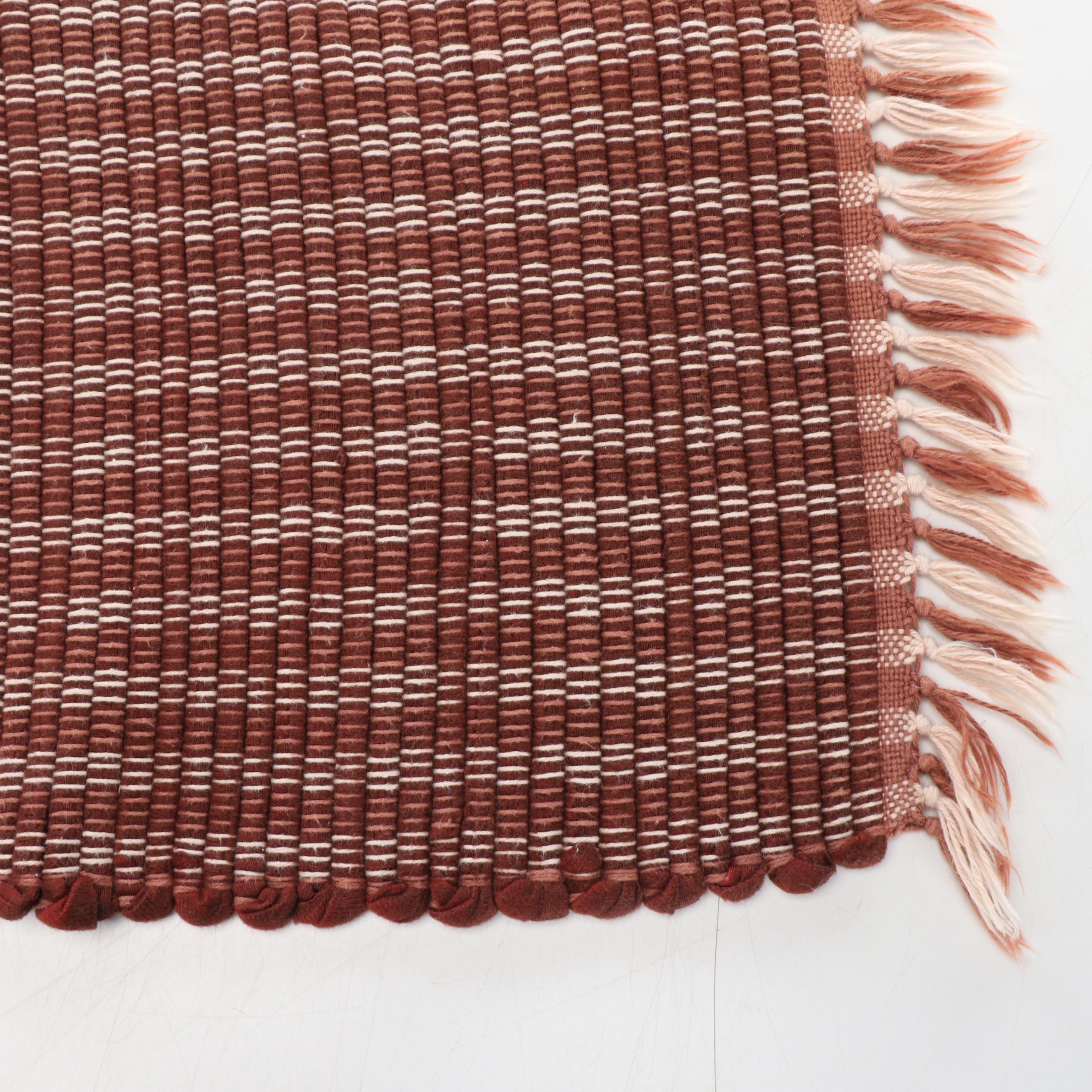 Four Handwoven Chindi Accent Rugs