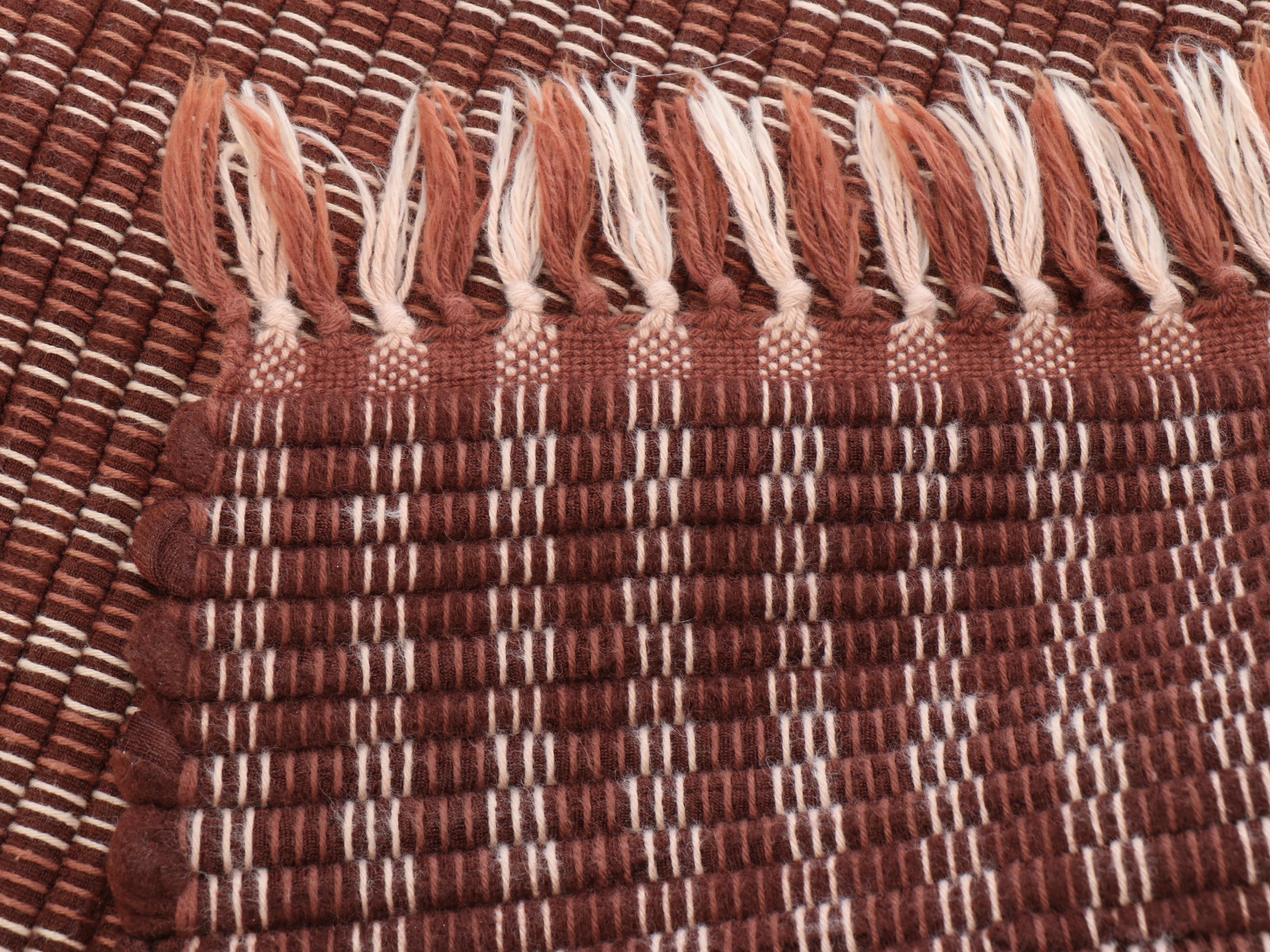 Four Handwoven Chindi Accent Rugs