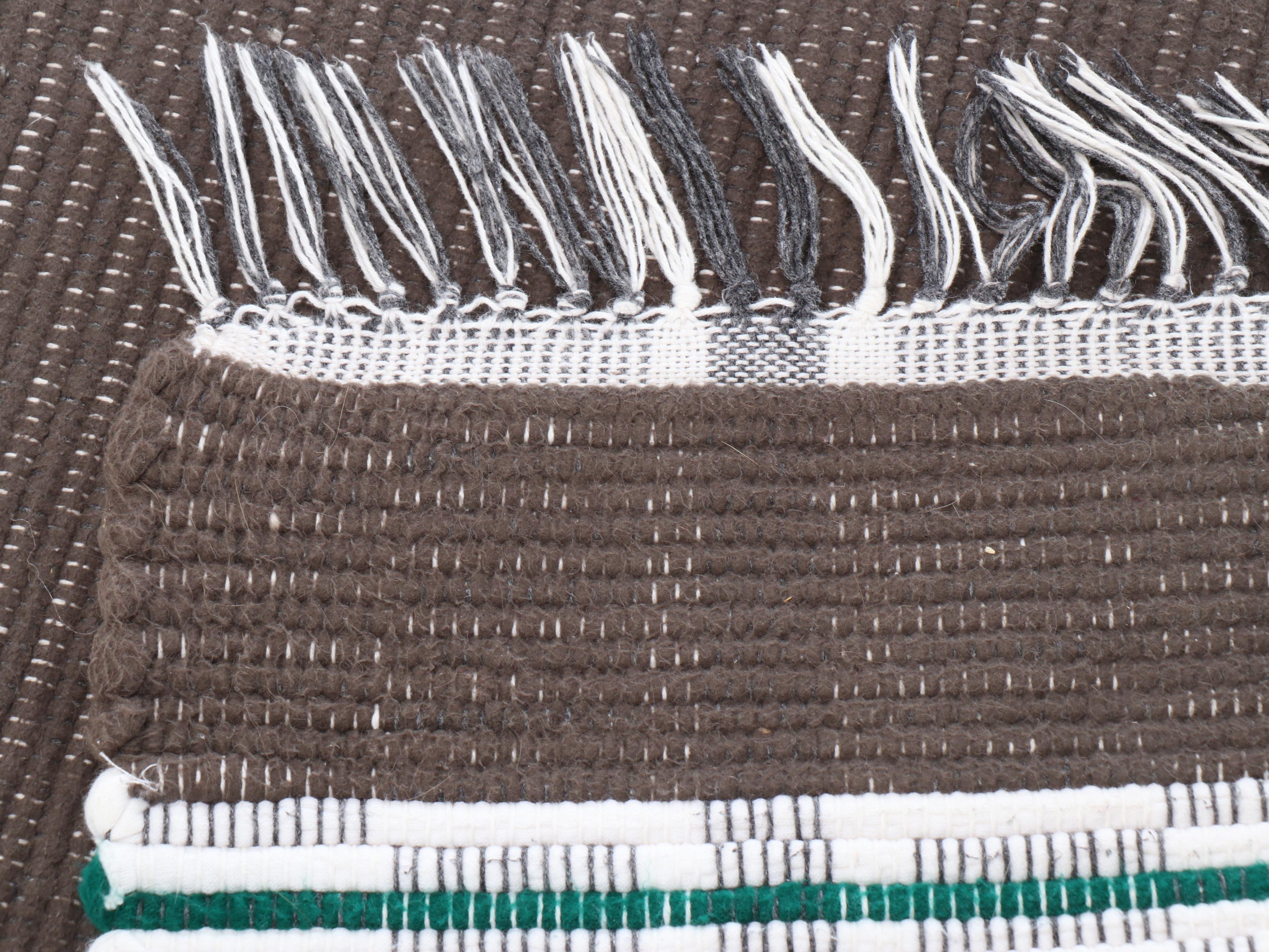 Four Handwoven Chindi Accent Rugs