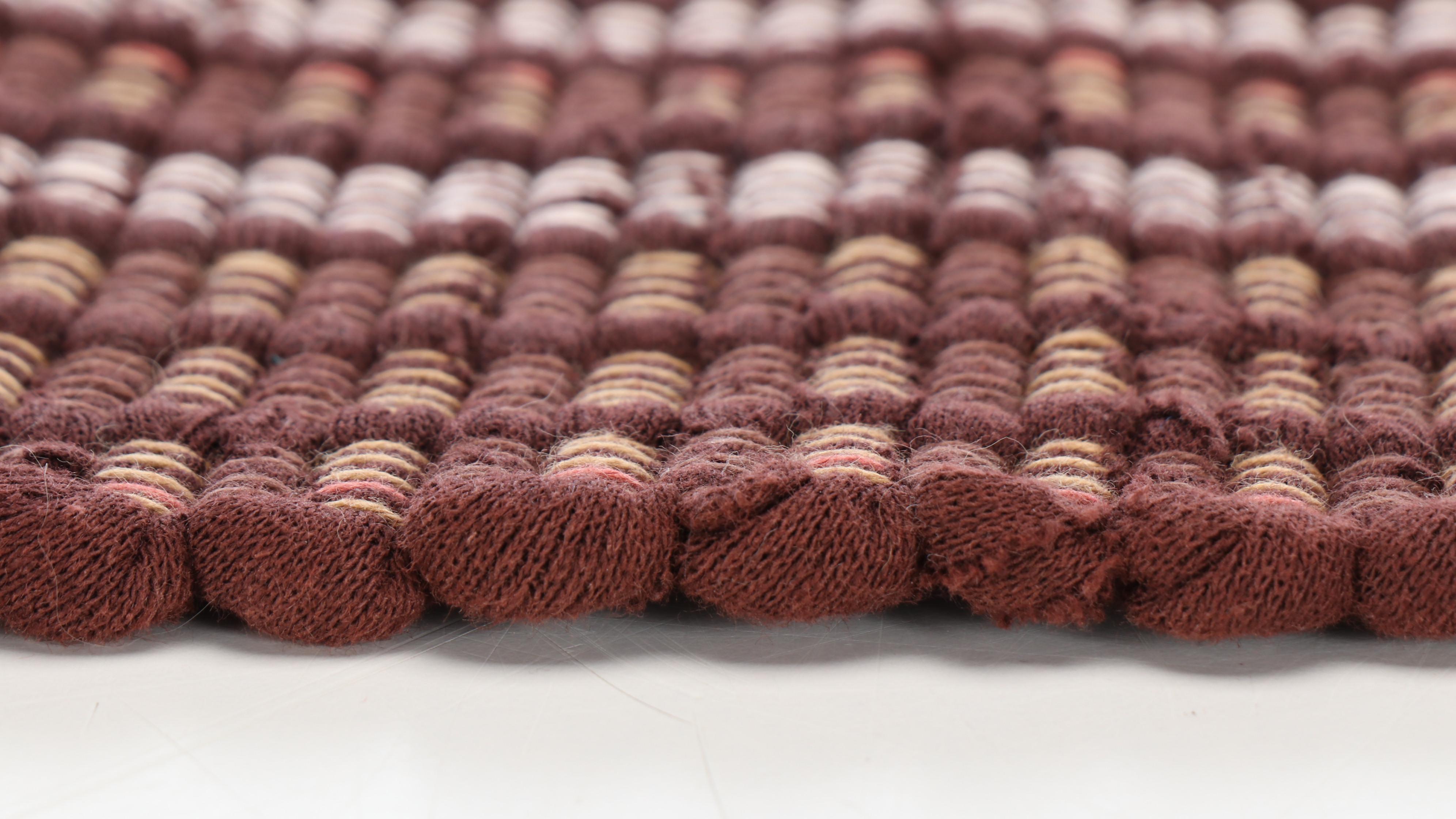 Four Handwoven Chindi Accent Rugs