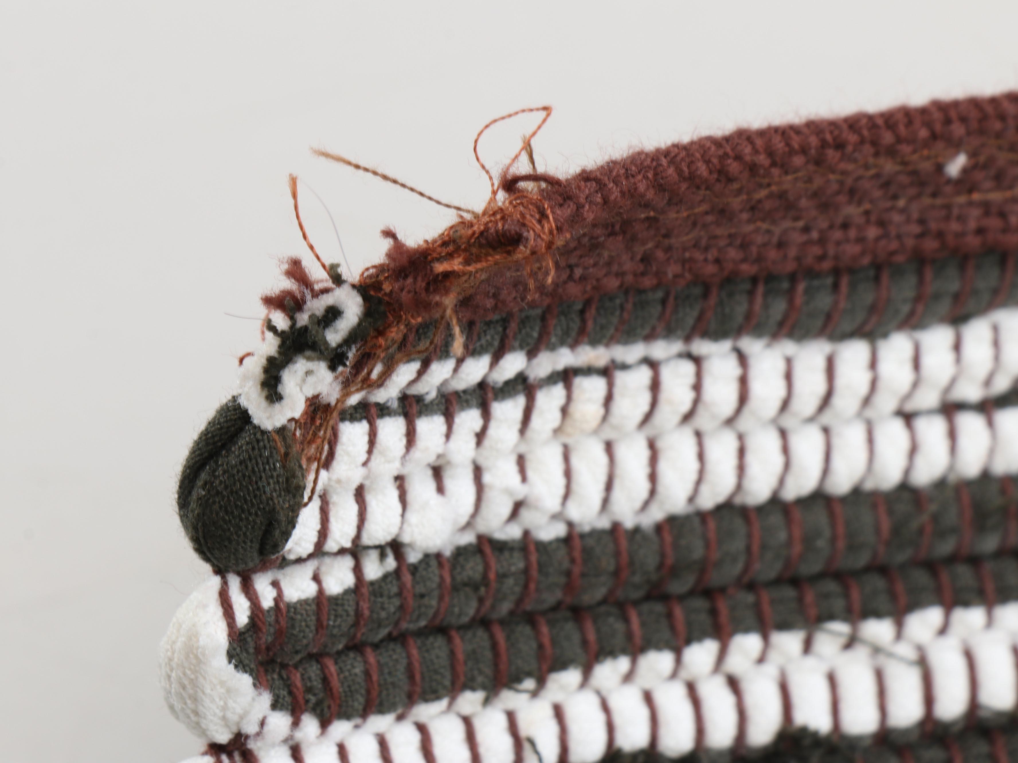 Four Handwoven Chindi Accent Rugs