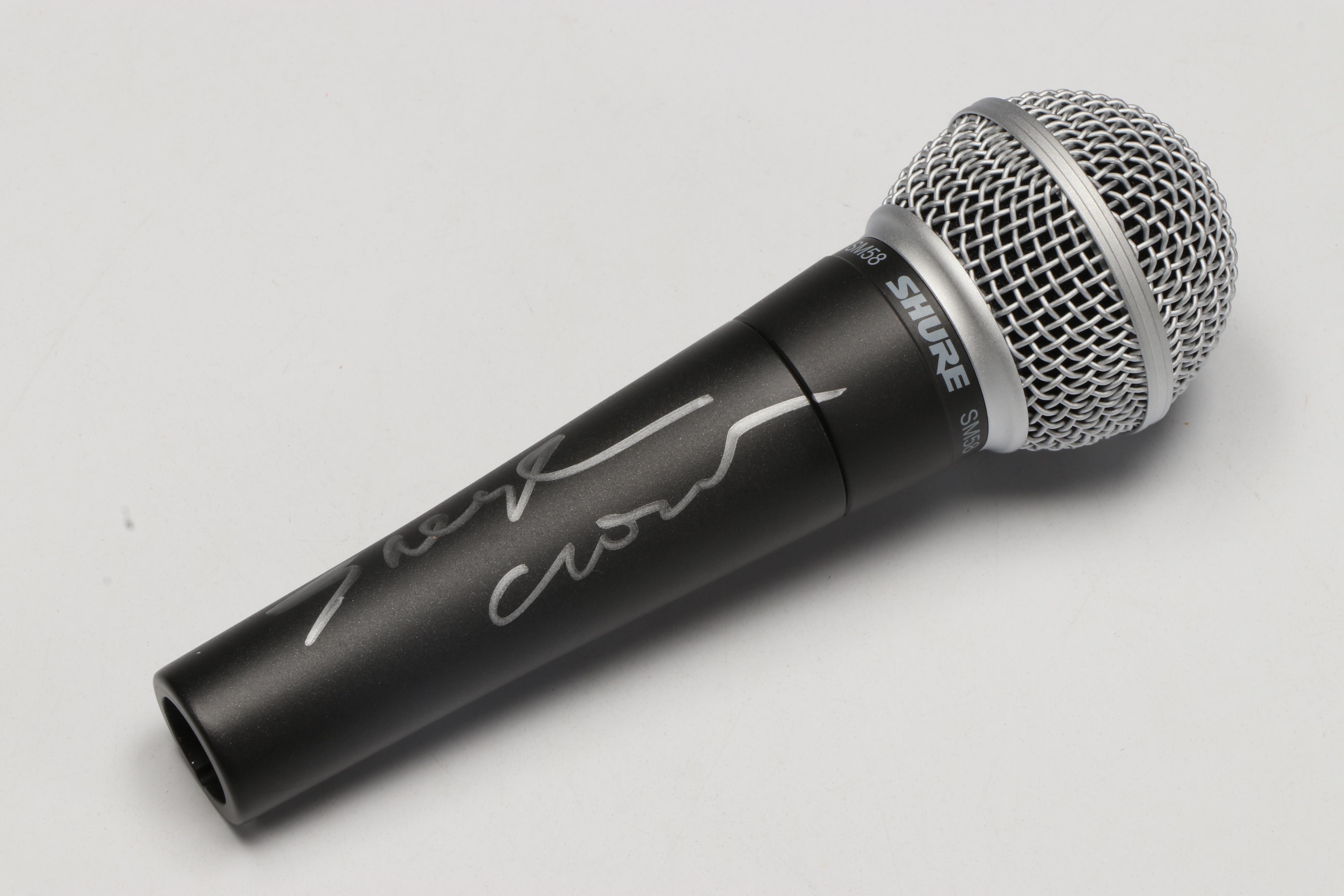 Sheryl Crow Signed 2019 Grammy Charity Auction Shure SM58 Microphone