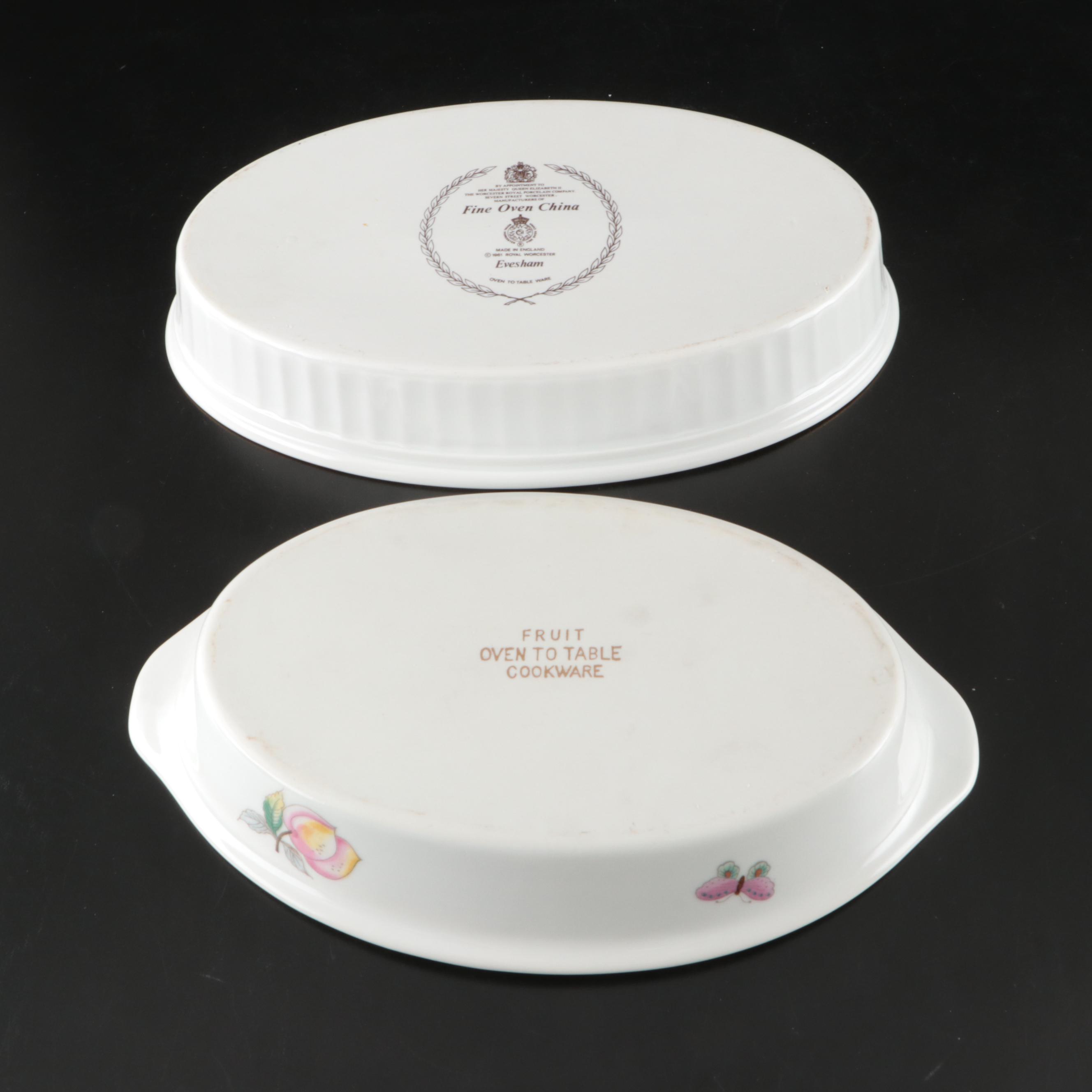 Royal Worcester "Evesham" and Other Porcelain Bakeware