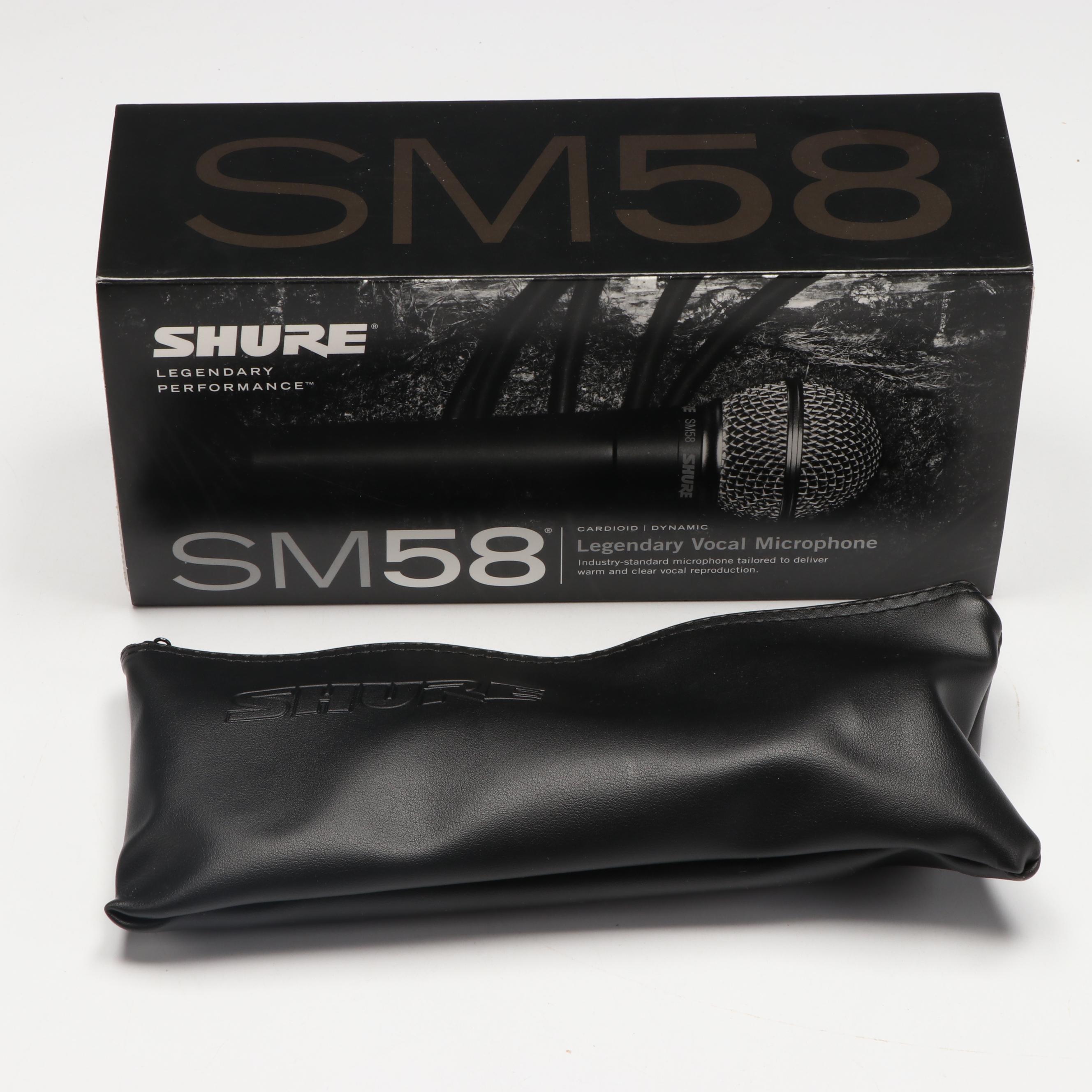 Sheryl Crow Signed 2019 Grammy Charity Auction Shure SM58 Microphone