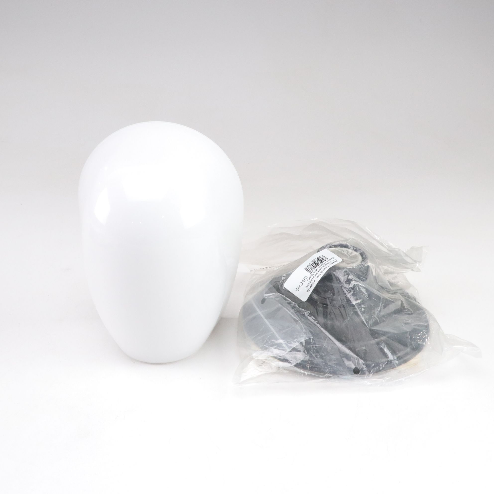 Domed Wall Light with Silver-Gilt Painted Logs