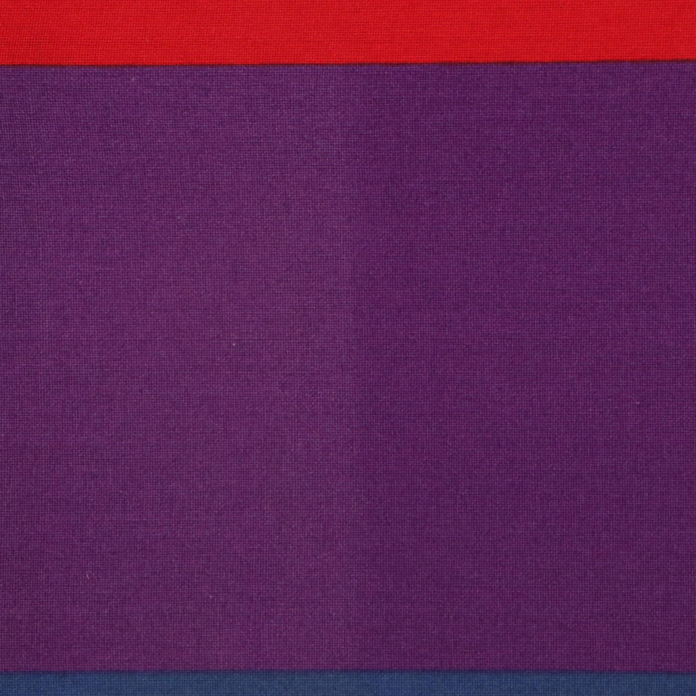 Strömma Sweden Stretched Textile Diptych "Rainbow Circle," 1970s