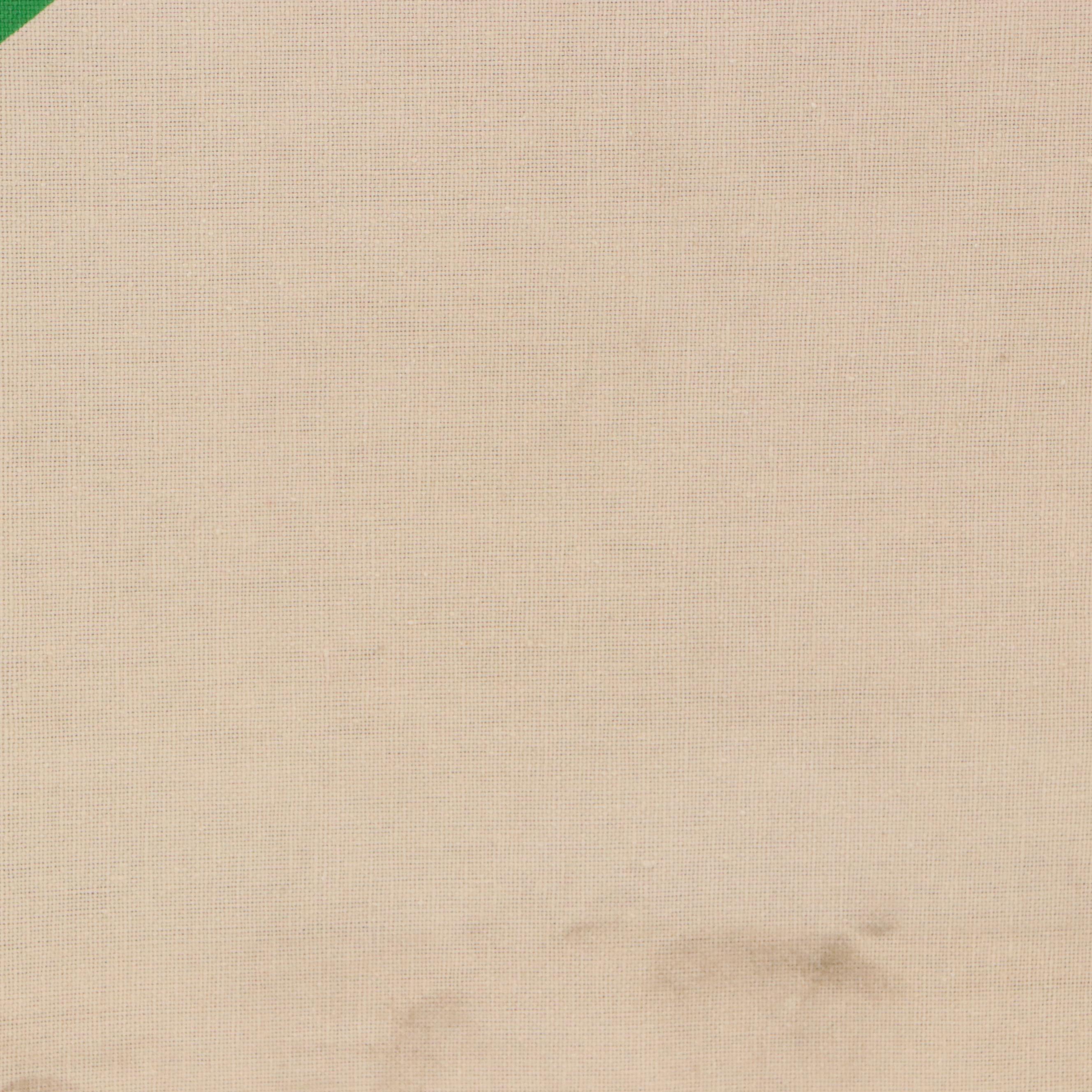 Strömma Sweden Stretched Textile Diptych "Rainbow Circle," 1970s