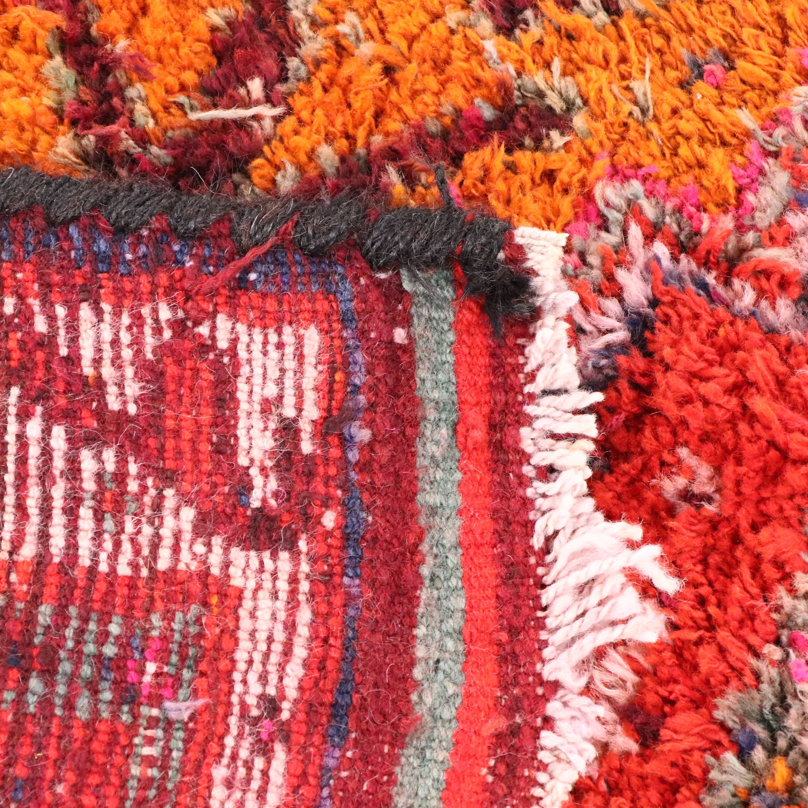 3'3 x 11 Hand-Knotted Turkish Village Carpet Runner Long Rug