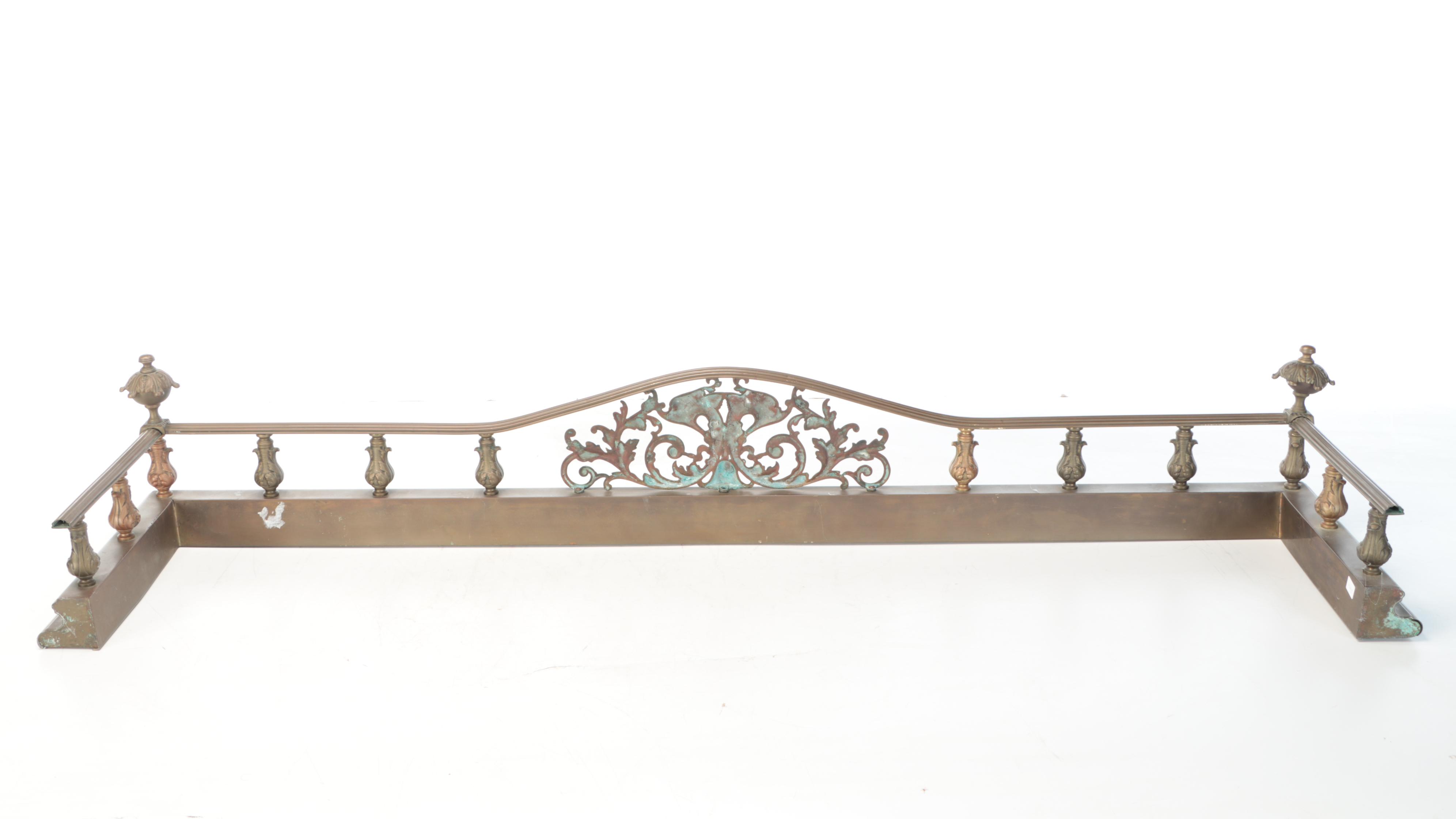 Bronze Veneer Fireplace Fender