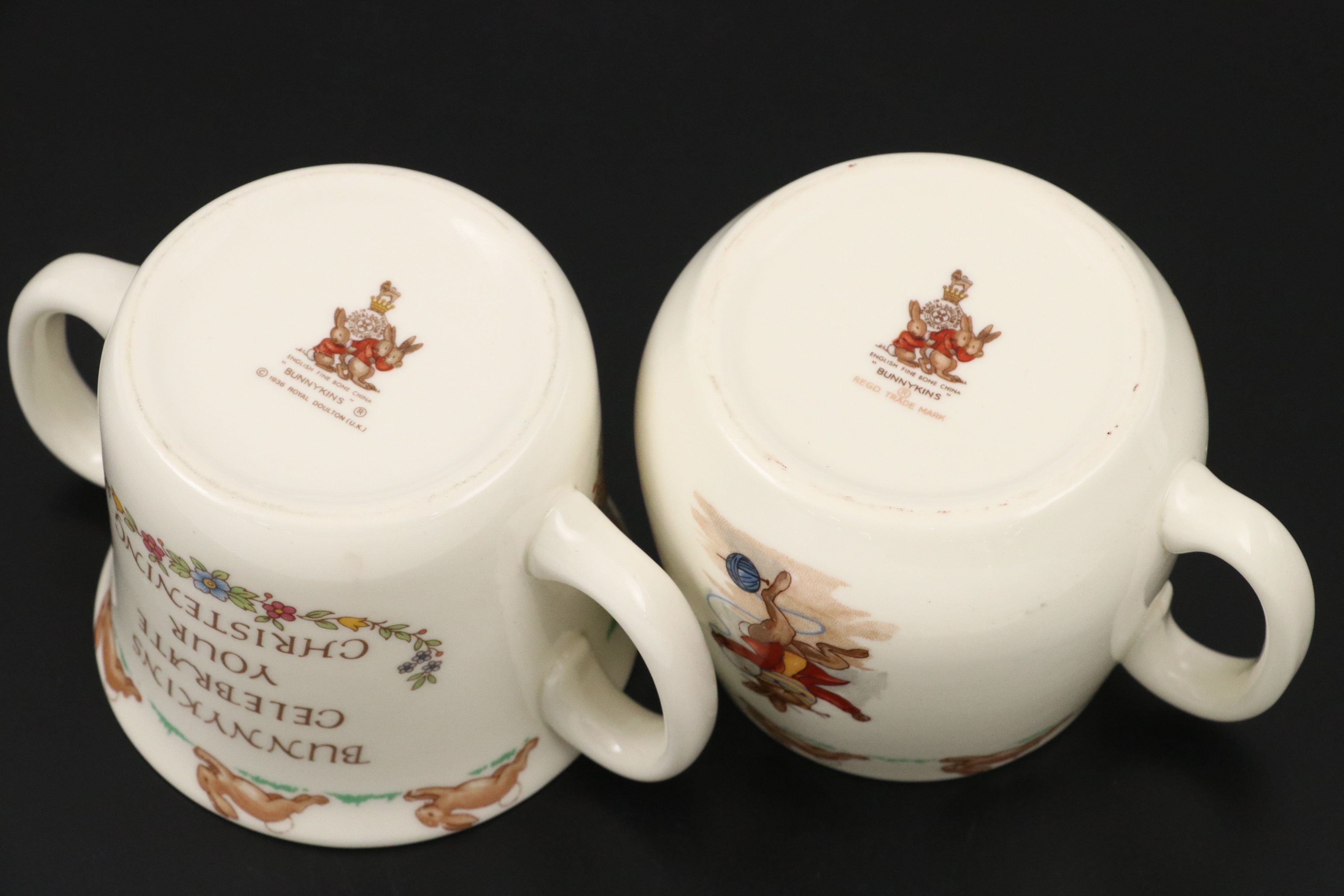 Royal Doulton "Bunnykins" Bone China Mugs
