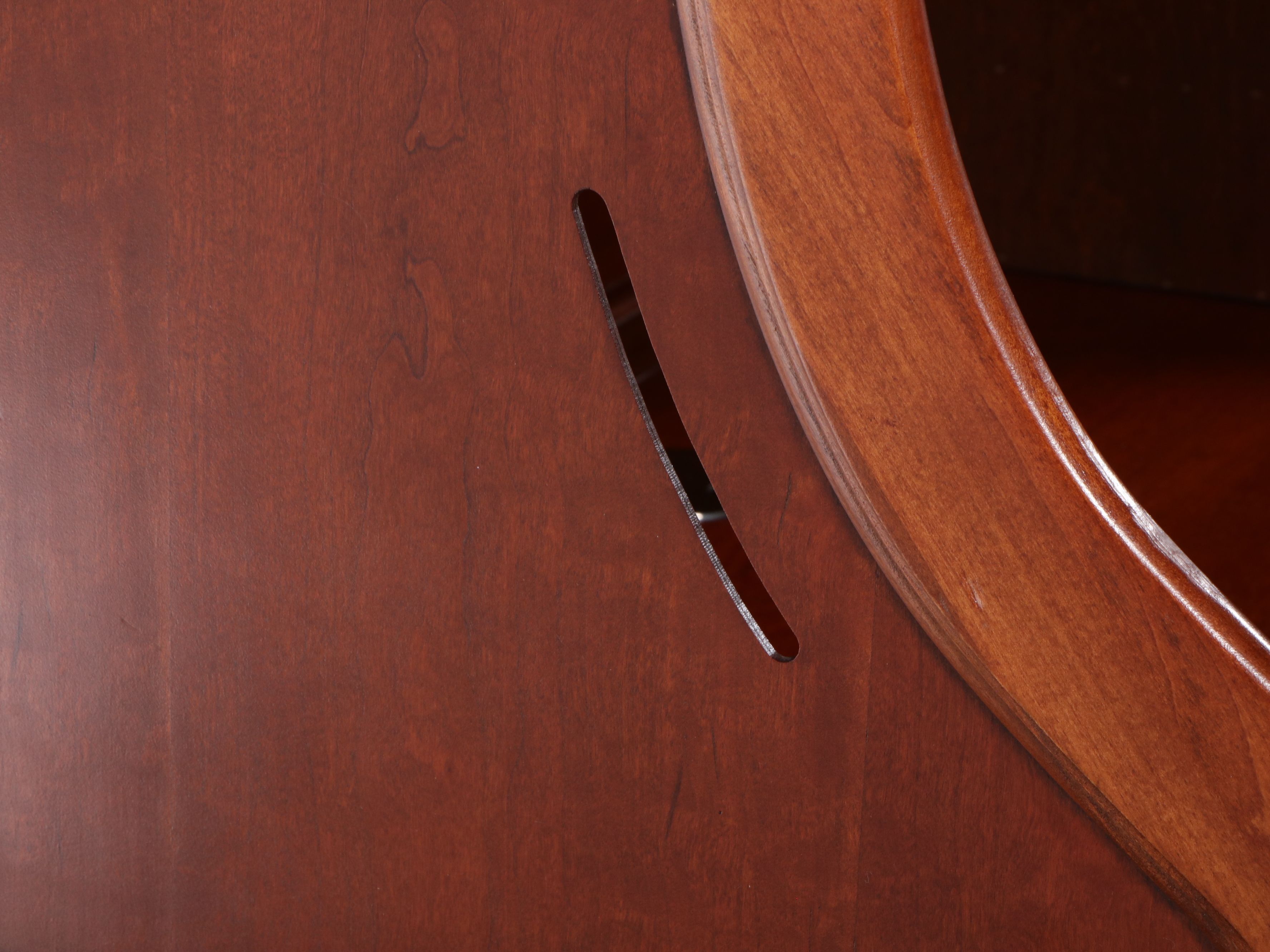 Colonial Style Birch Roll-Top Desk with Armchair