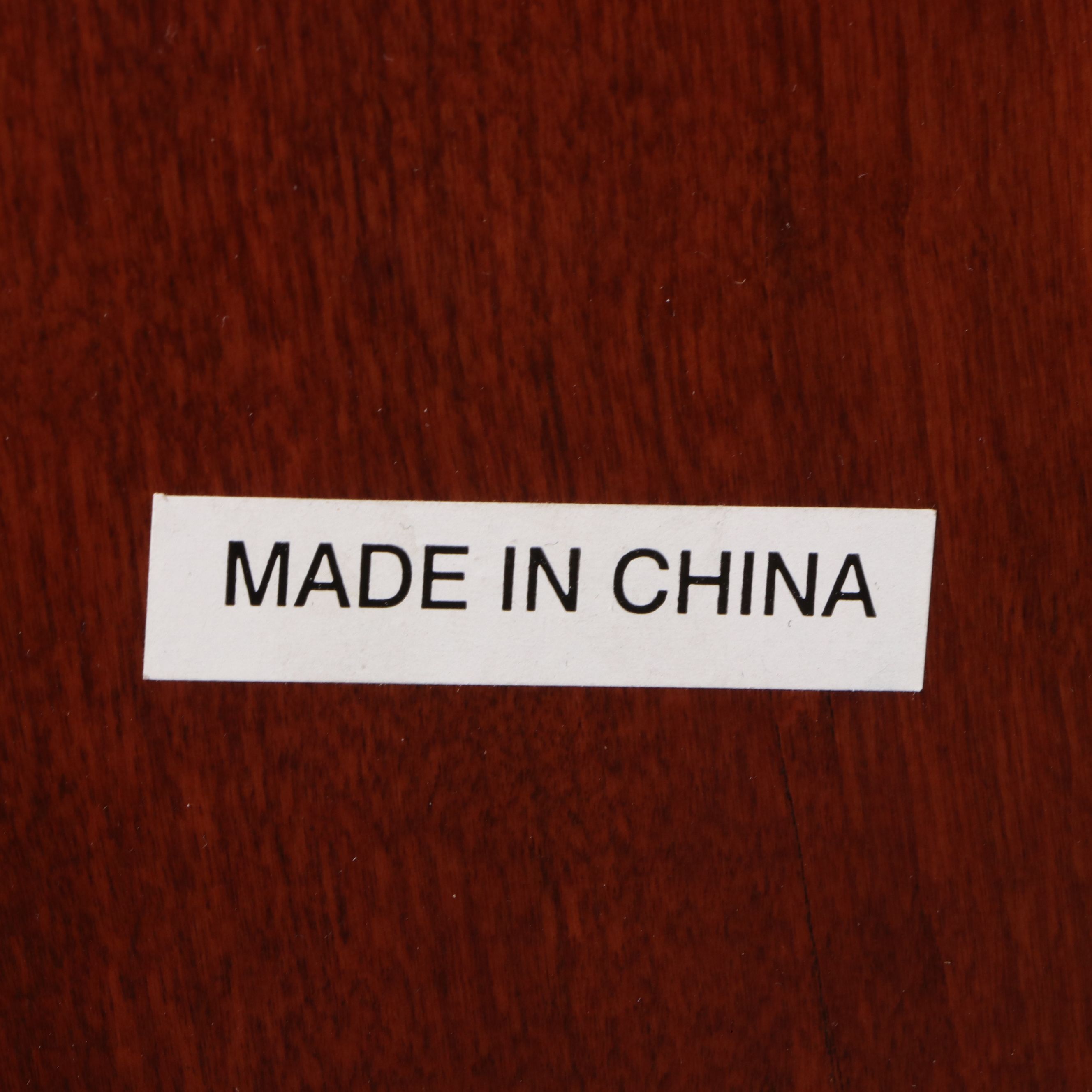 Colonial Style Birch Roll-Top Desk with Armchair