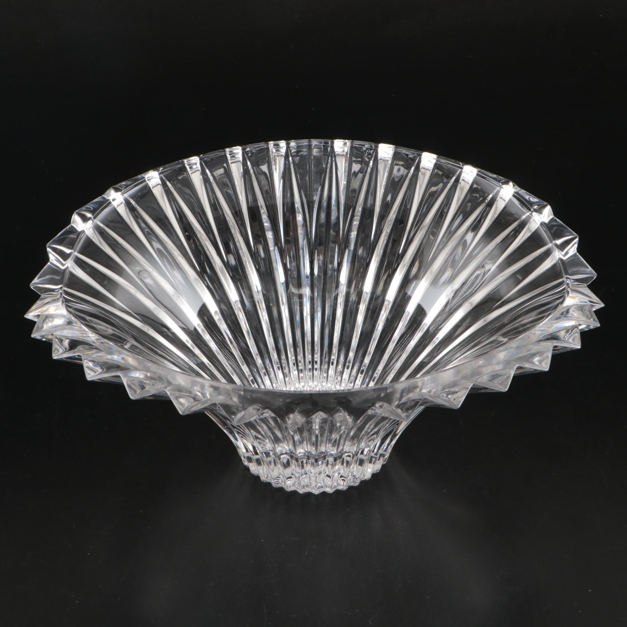Mikasa "Excelsior" Bowl with Cristal d'Arques "Vincennes" and Other Vases