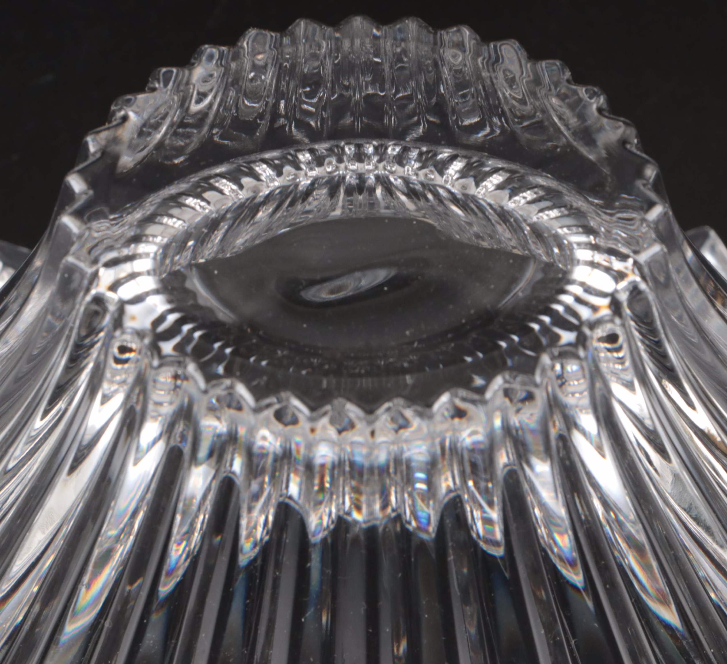 Mikasa "Excelsior" Bowl with Cristal d'Arques "Vincennes" and Other Vases