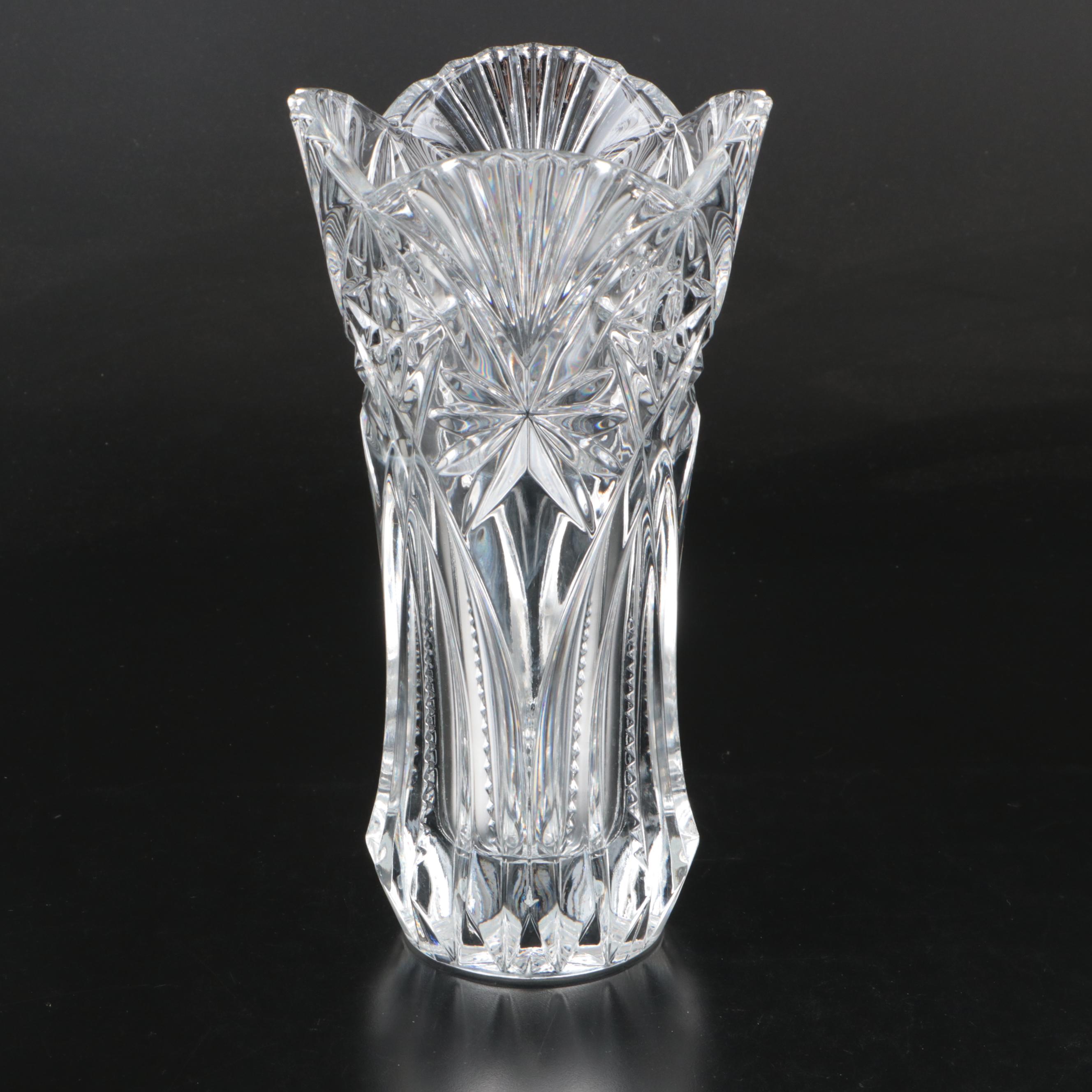 Mikasa "Excelsior" Bowl with Cristal d'Arques "Vincennes" and Other Vases