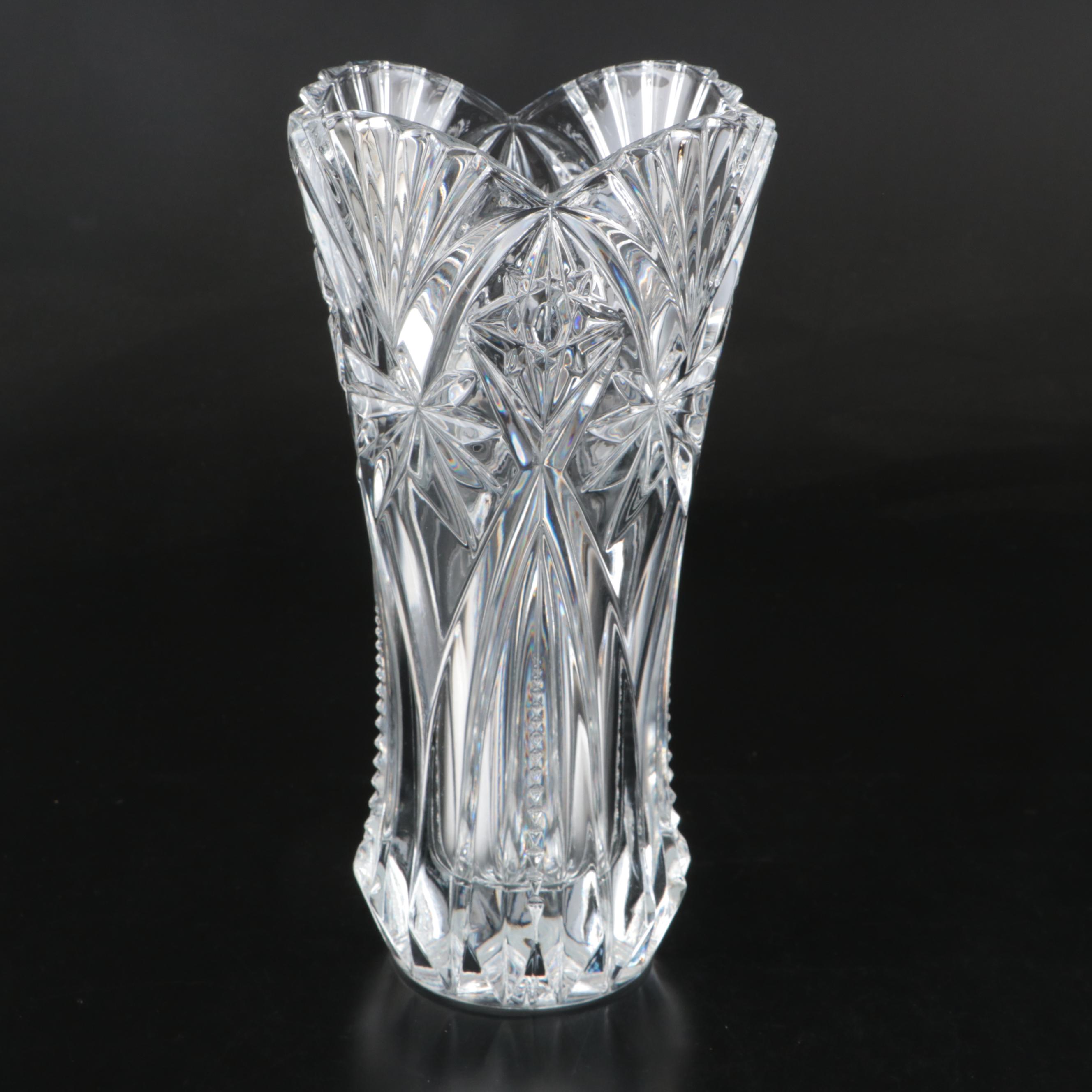 Mikasa "Excelsior" Bowl with Cristal d'Arques "Vincennes" and Other Vases