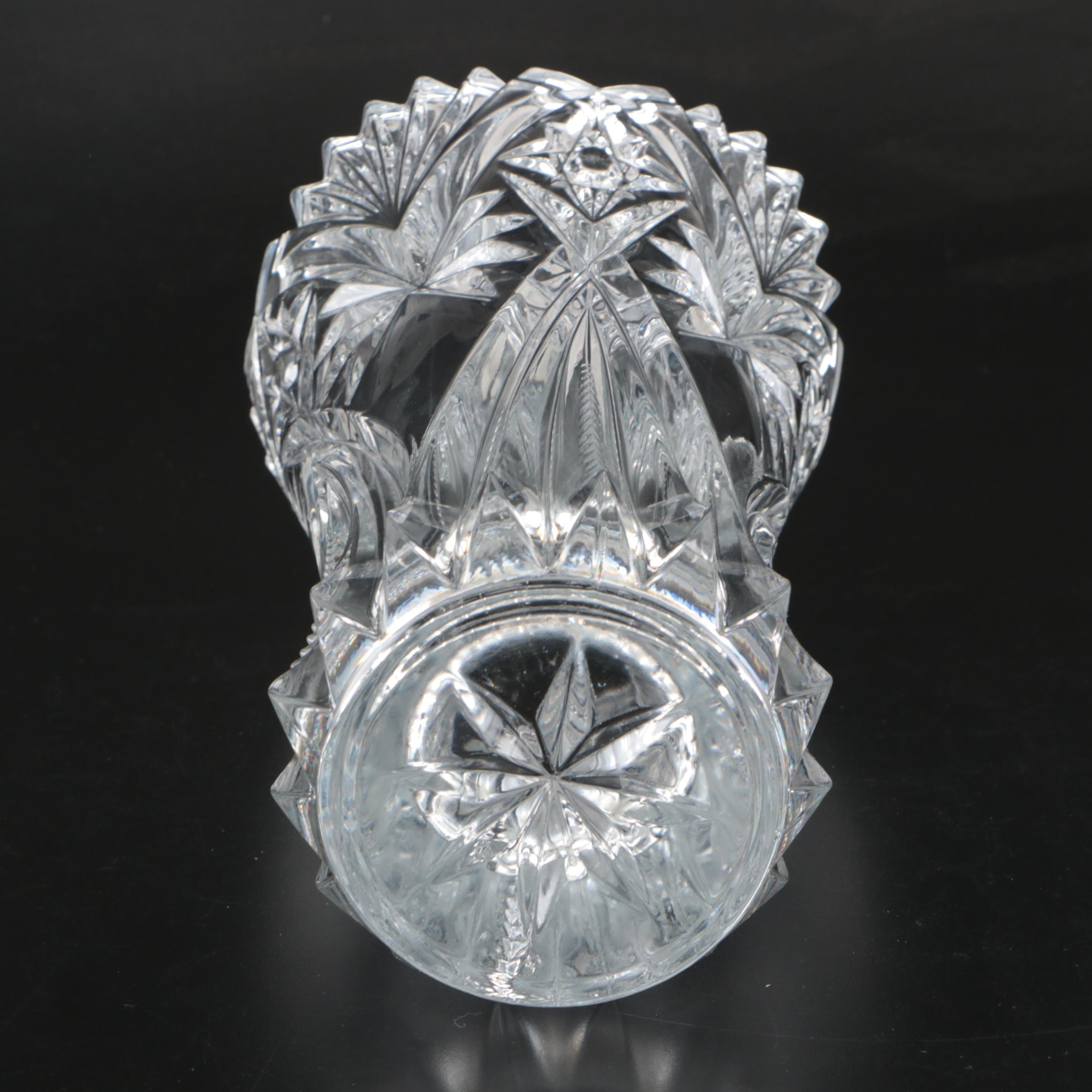 Mikasa "Excelsior" Bowl with Cristal d'Arques "Vincennes" and Other Vases