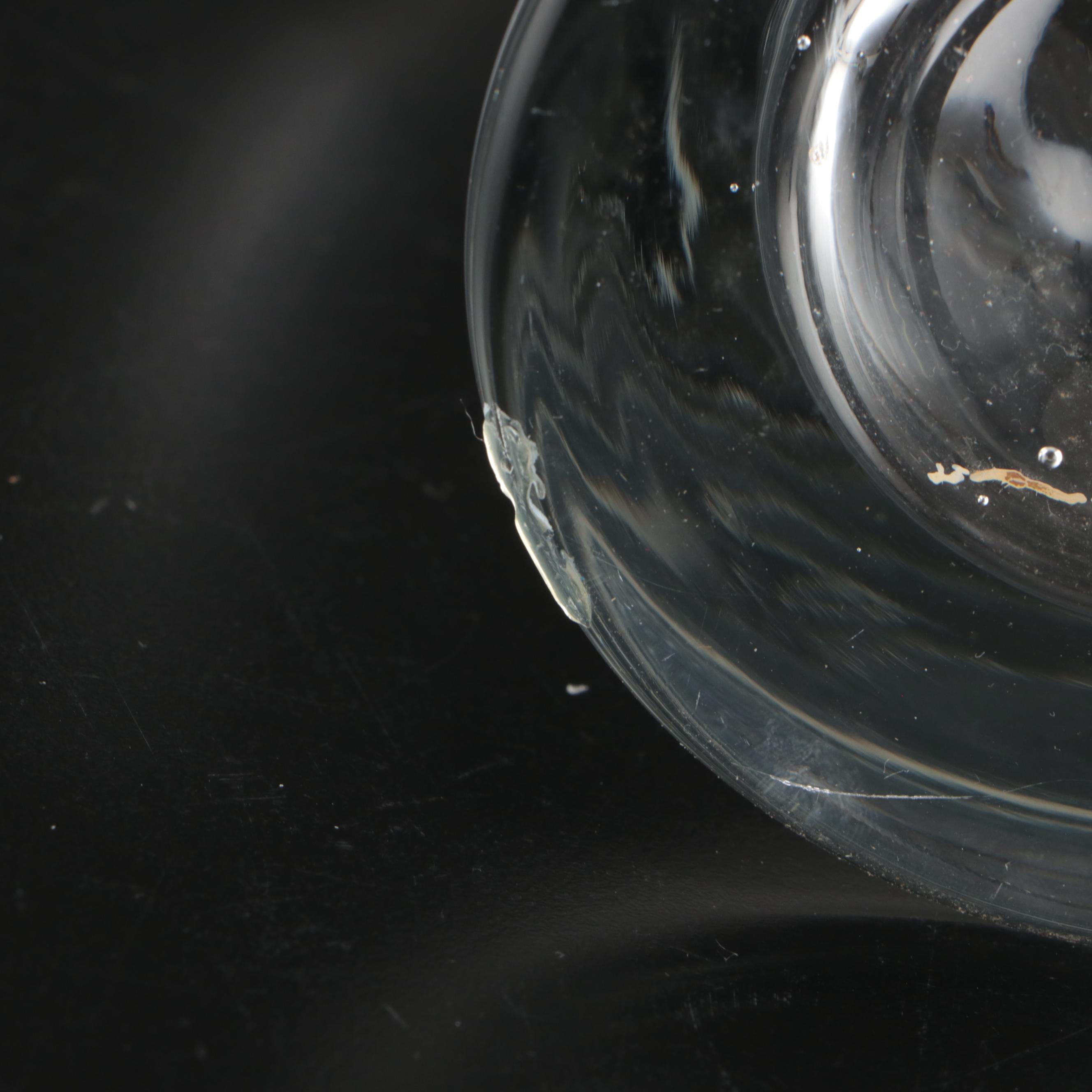 Mikasa "Excelsior" Bowl with Cristal d'Arques "Vincennes" and Other Vases