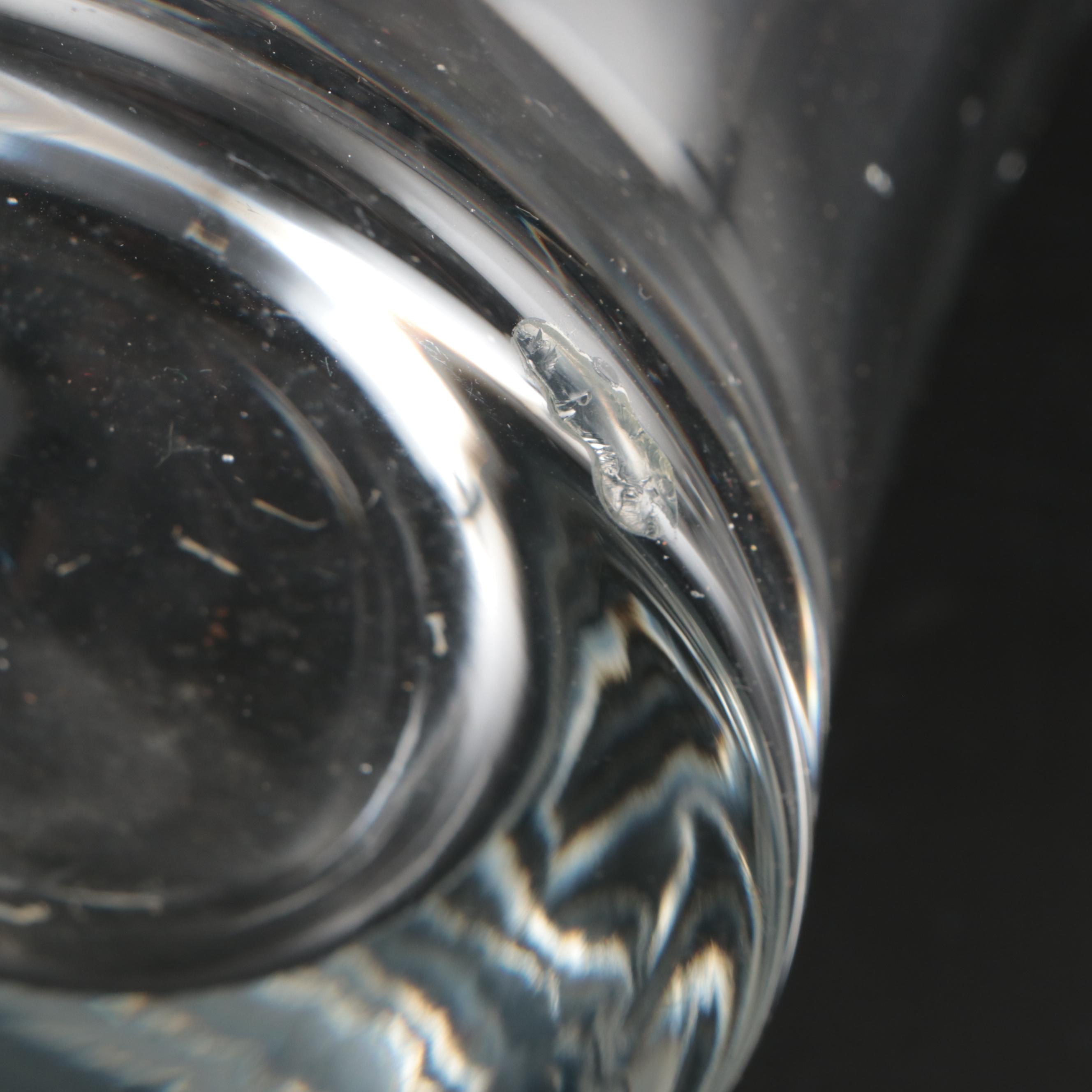 Mikasa "Excelsior" Bowl with Cristal d'Arques "Vincennes" and Other Vases