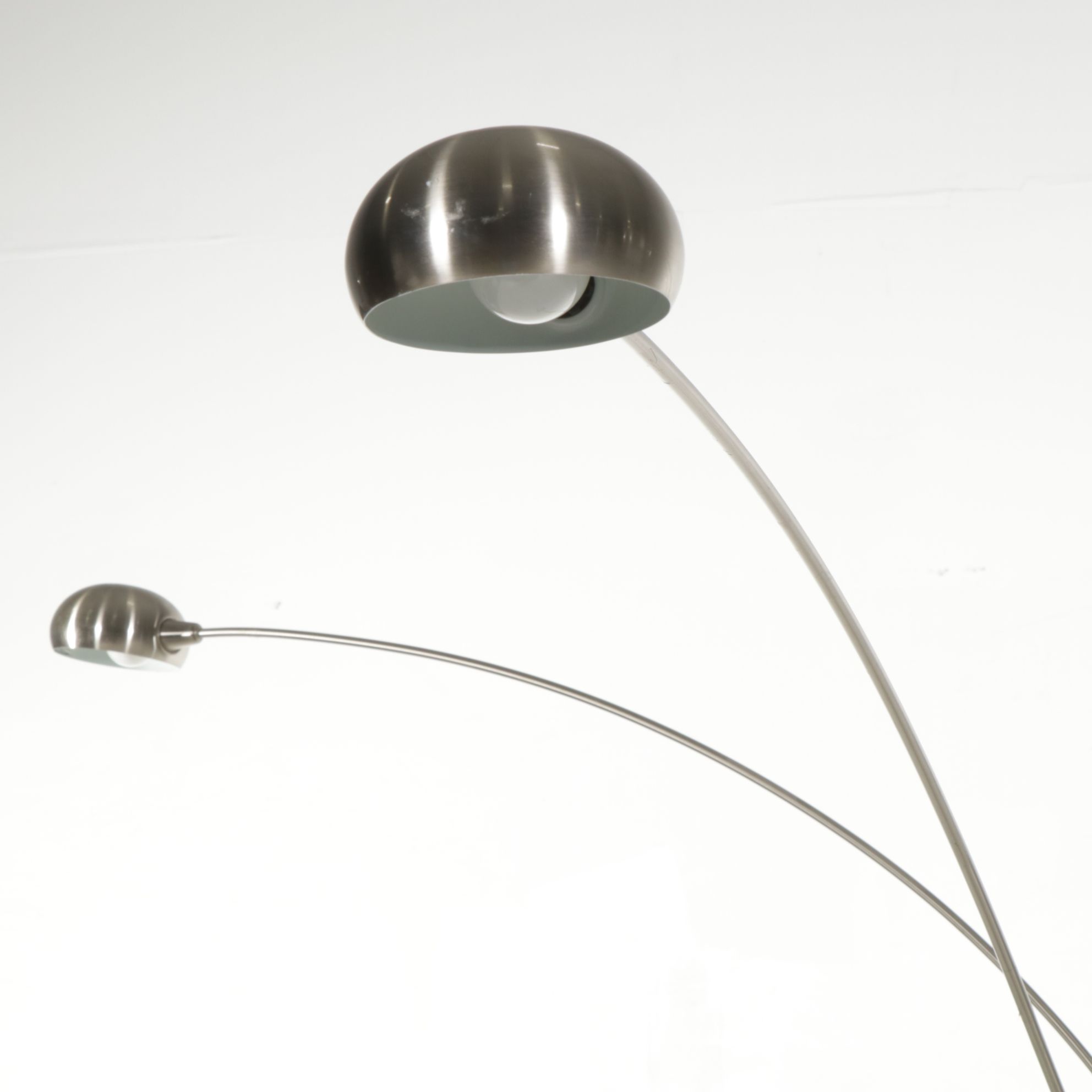 Modernist Brushed Nickel Five-Arm Arc Floor Lamp, 2002
