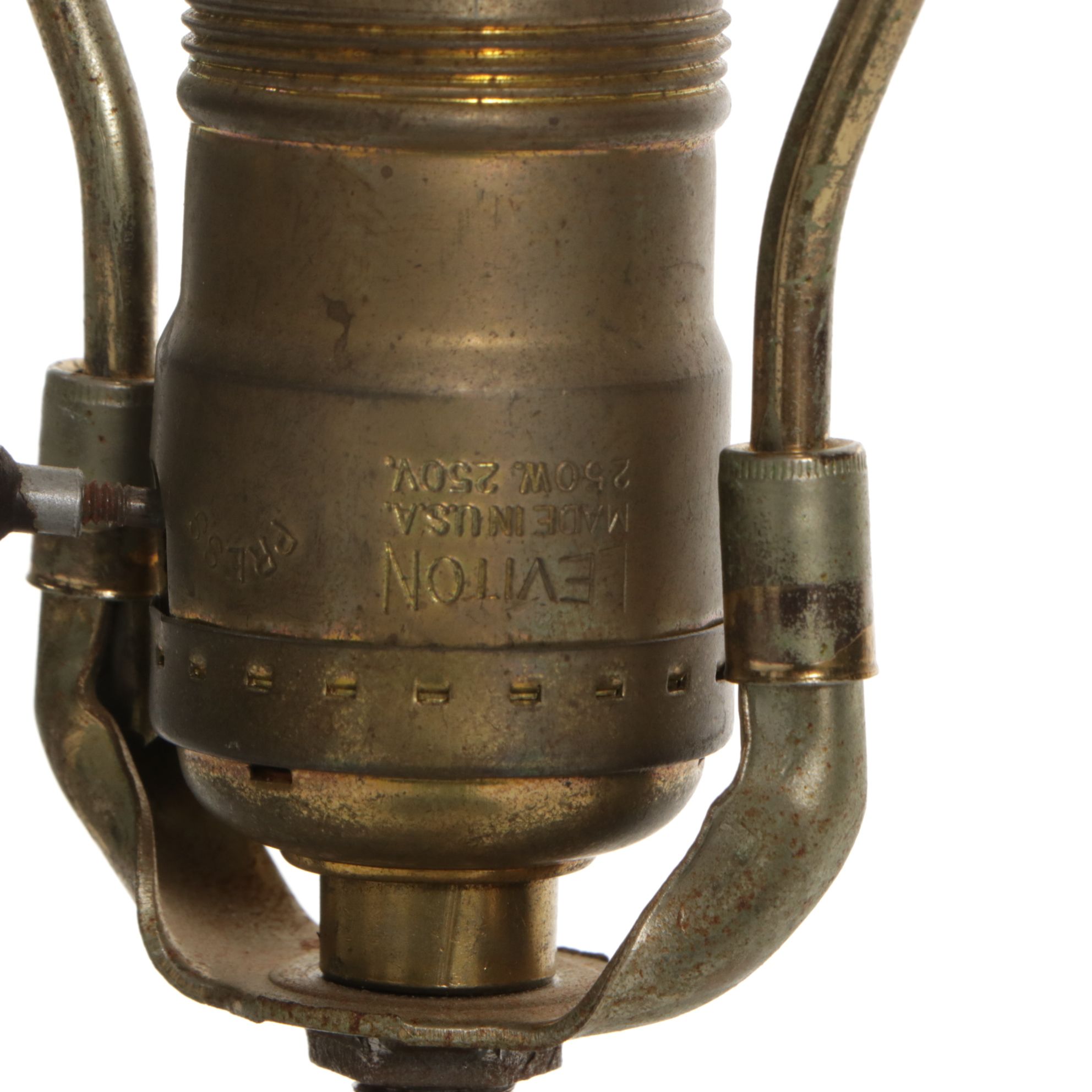 Cedarwood Knee Table Lamp with Natural Cotton Shade