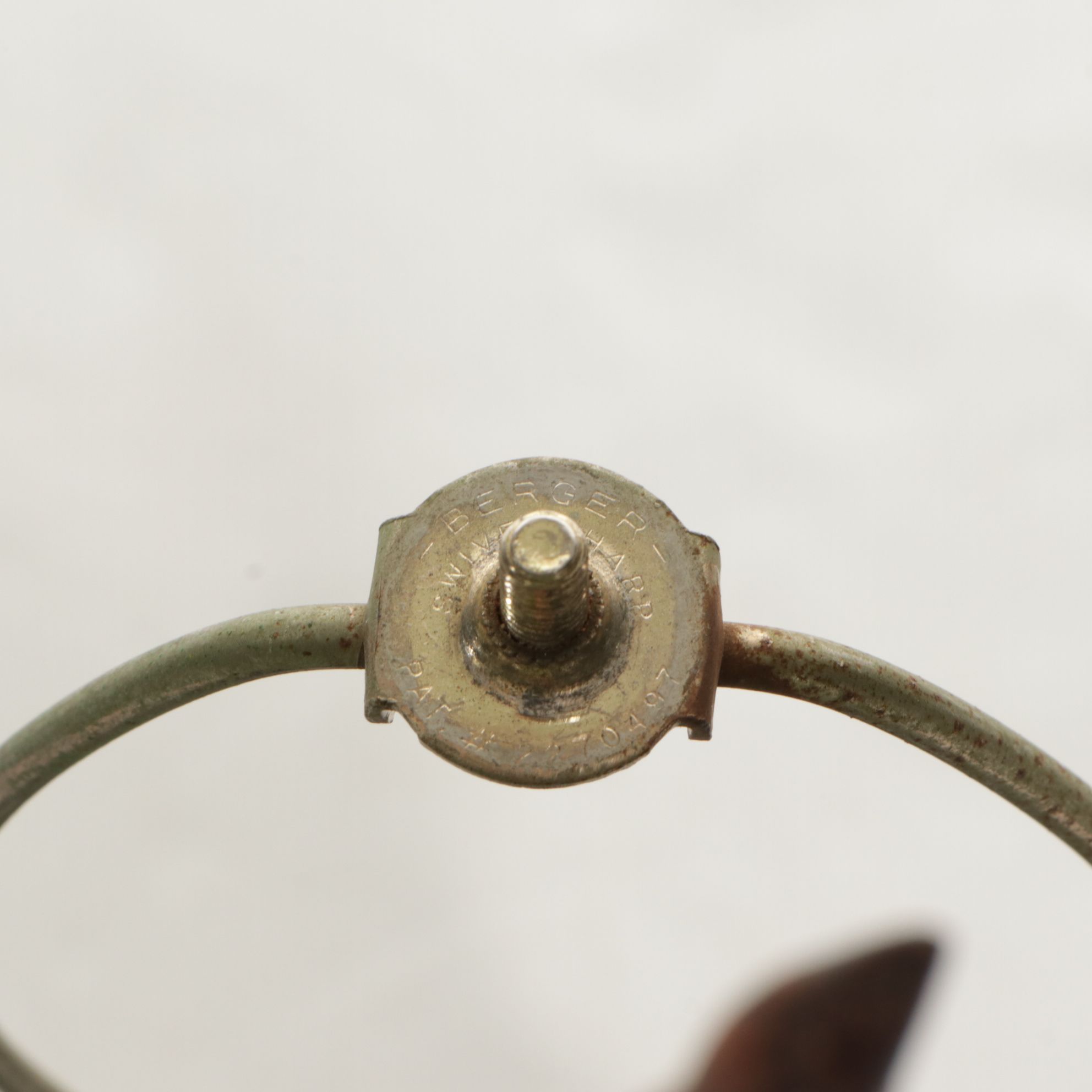 Cedarwood Knee Table Lamp with Natural Cotton Shade