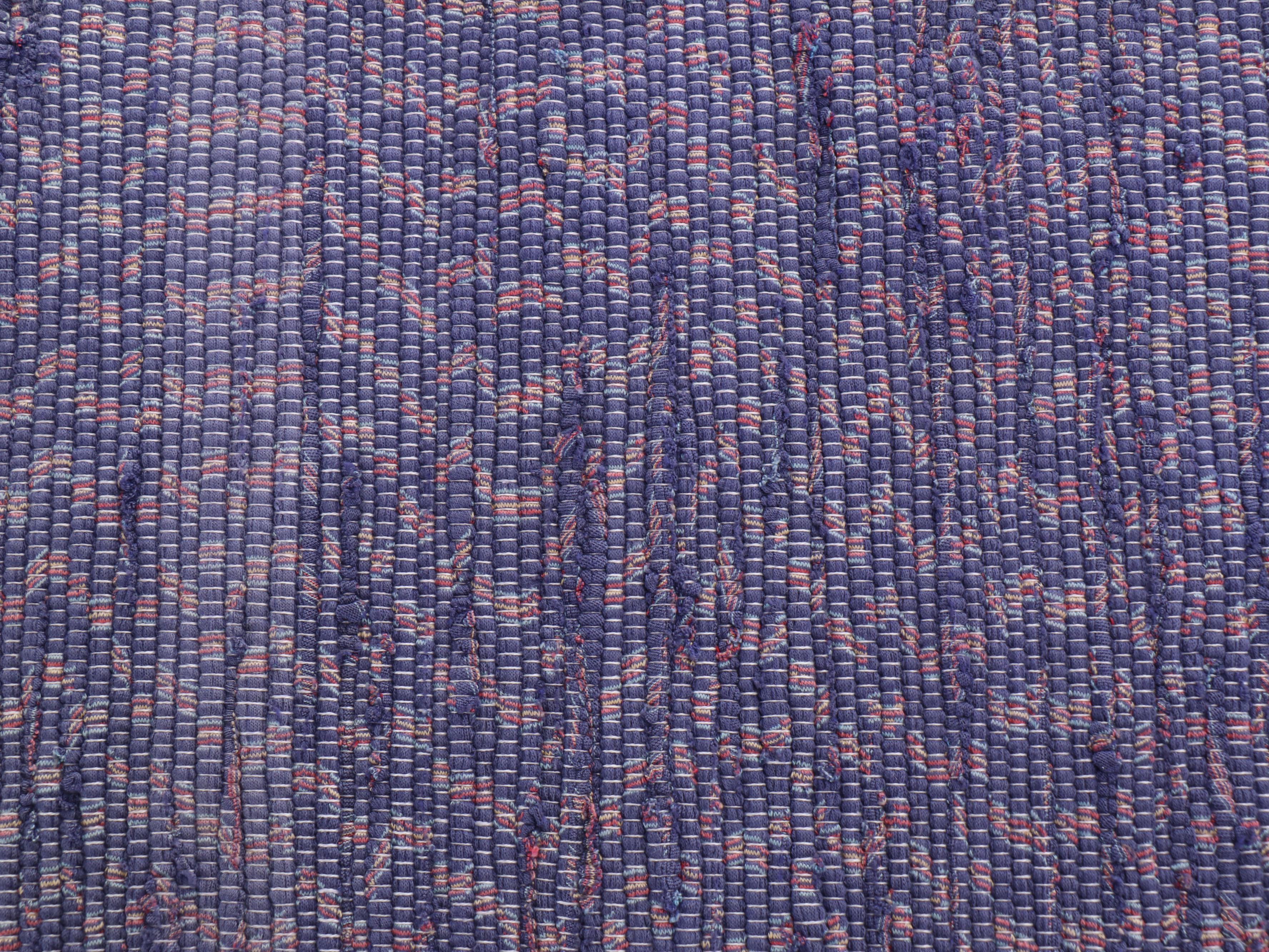 Four Handwoven Chindi Area Rugs