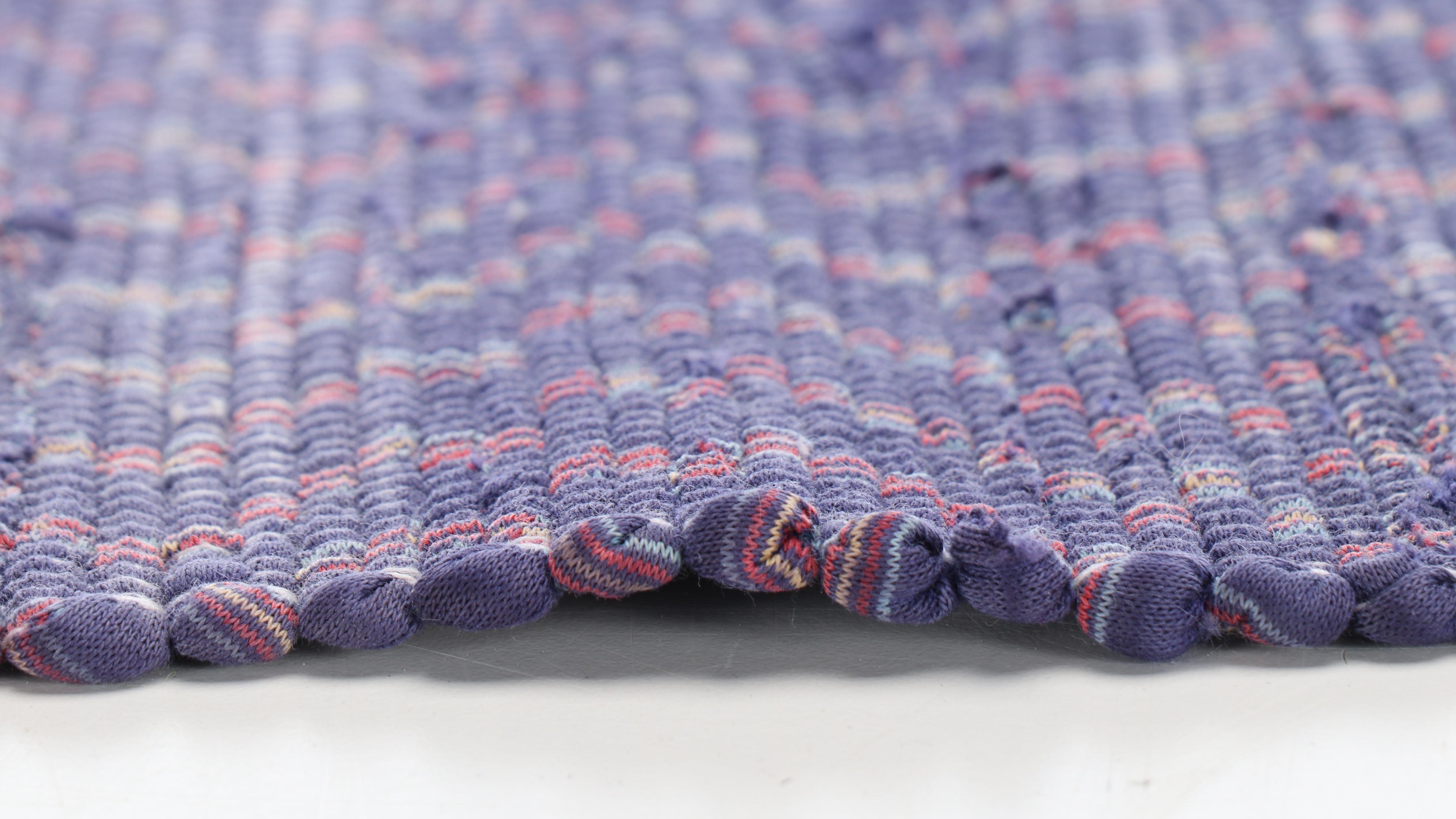 Four Handwoven Chindi Area Rugs