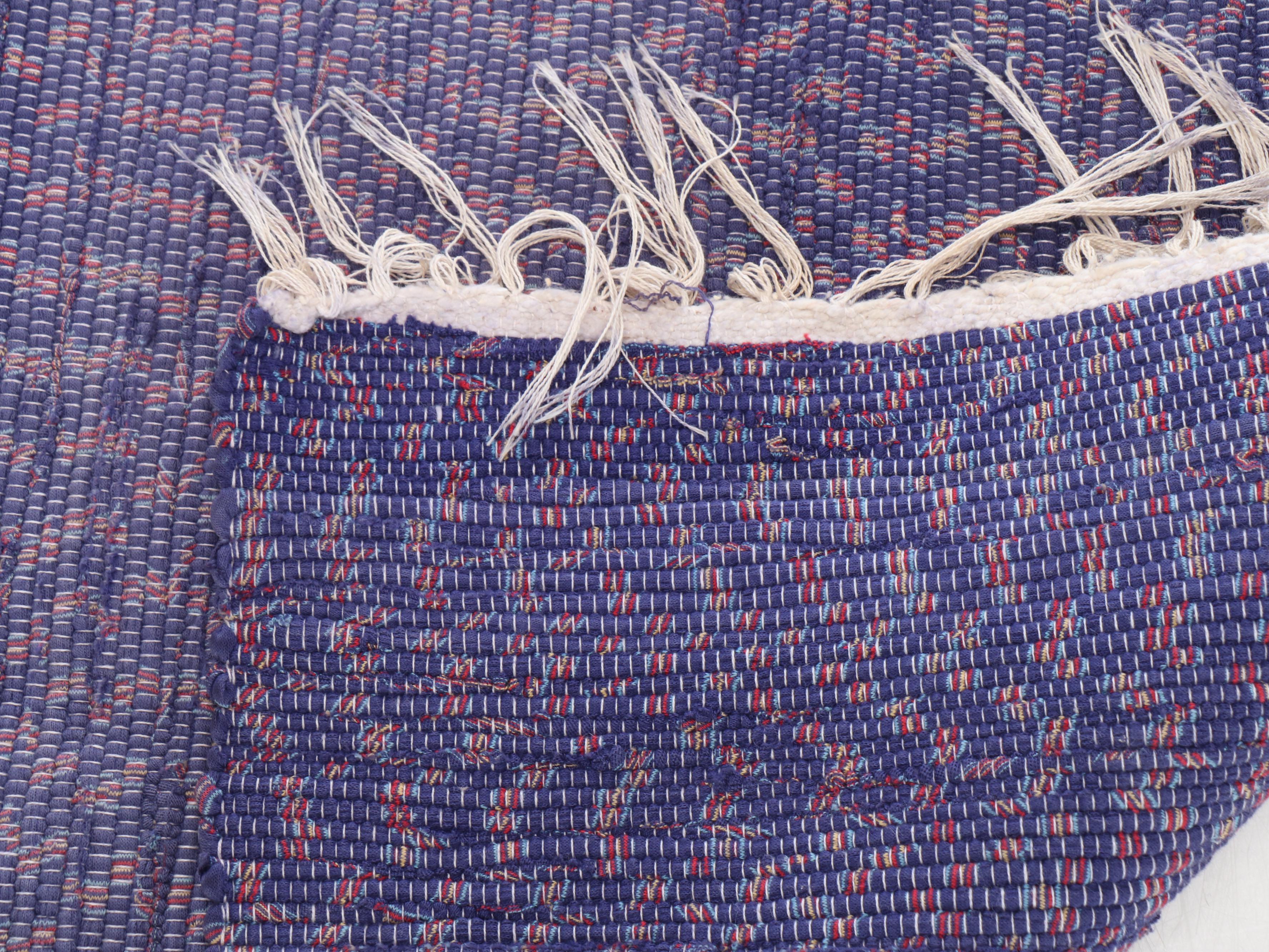 Four Handwoven Chindi Area Rugs