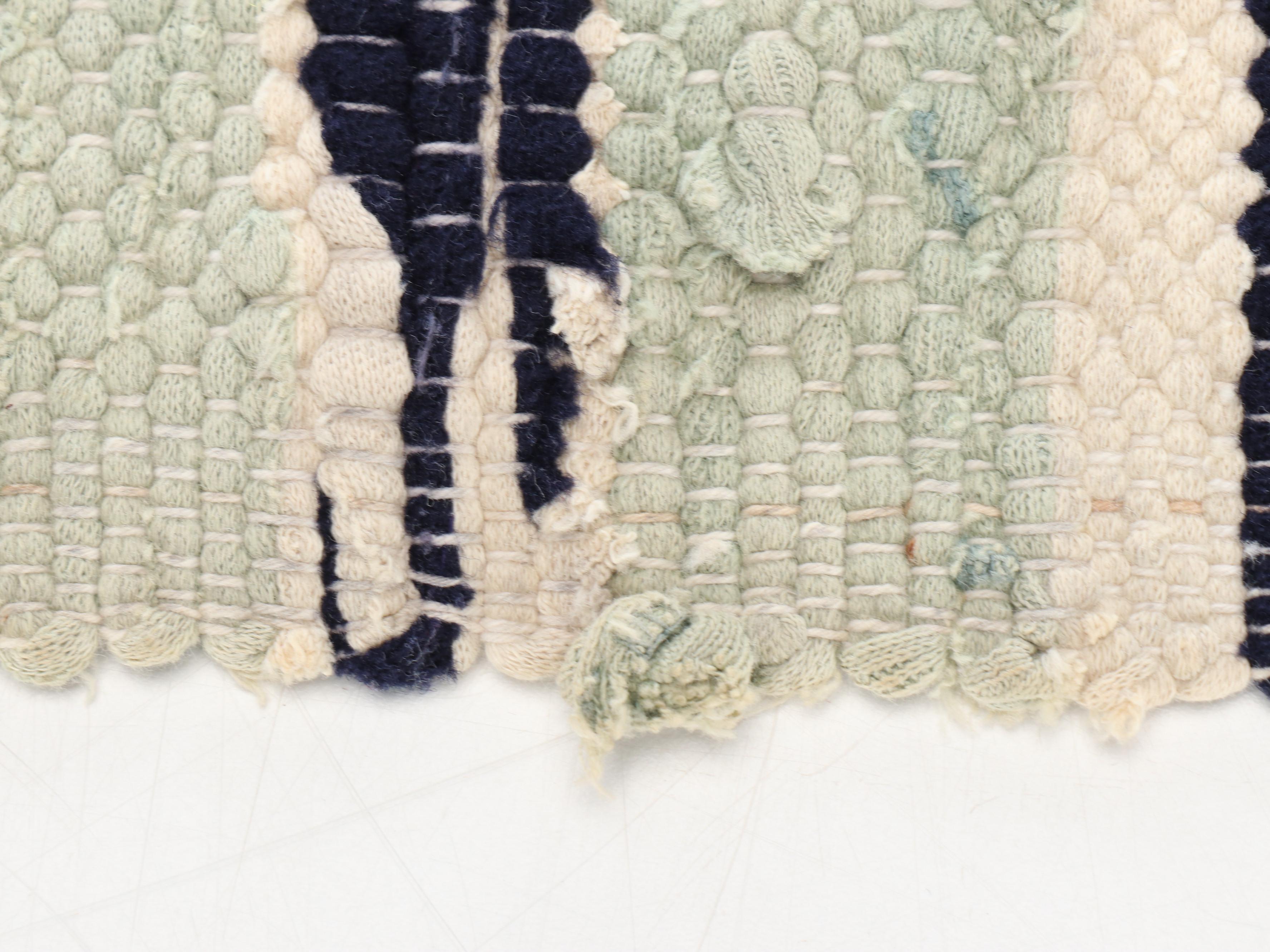 Four Handwoven Chindi Area Rugs