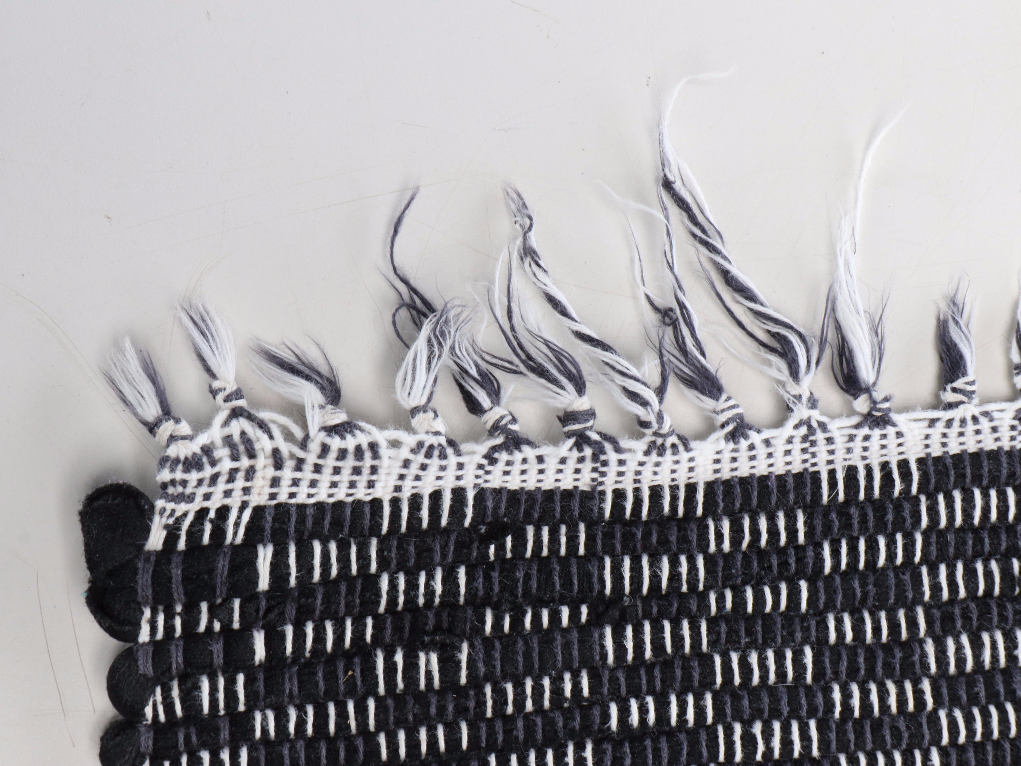 Four Handwoven Chindi Area Rugs