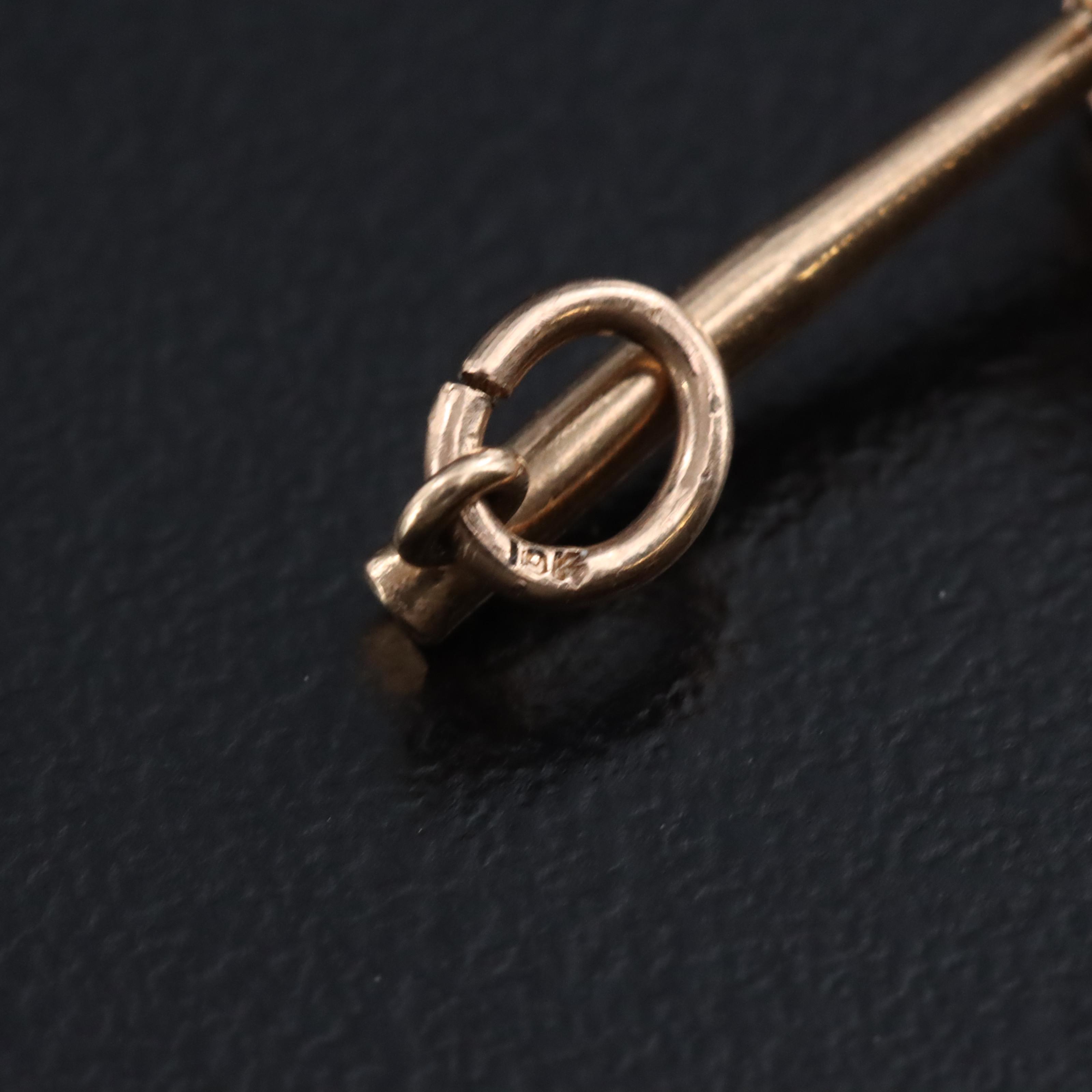 10K Gavel Charm Pendant